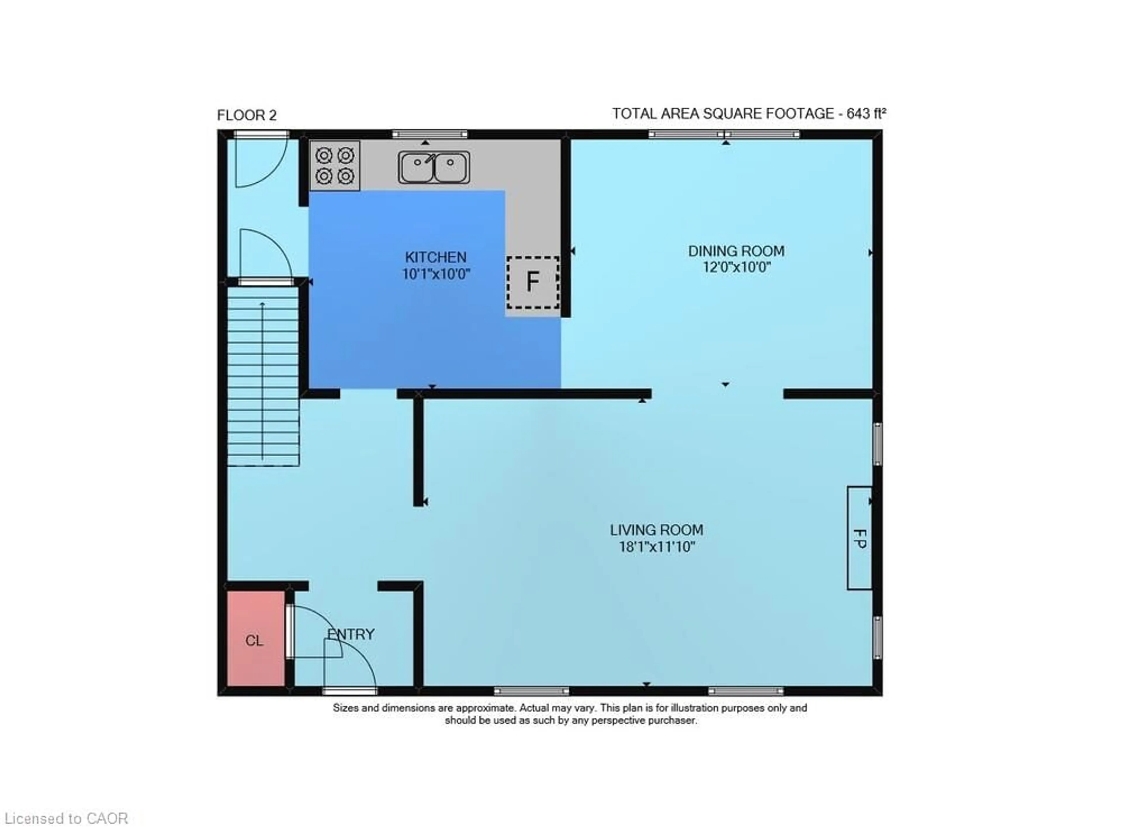Floor plan for 111 Kenilworth Ave, Hamilton Ontario L8K 2T2