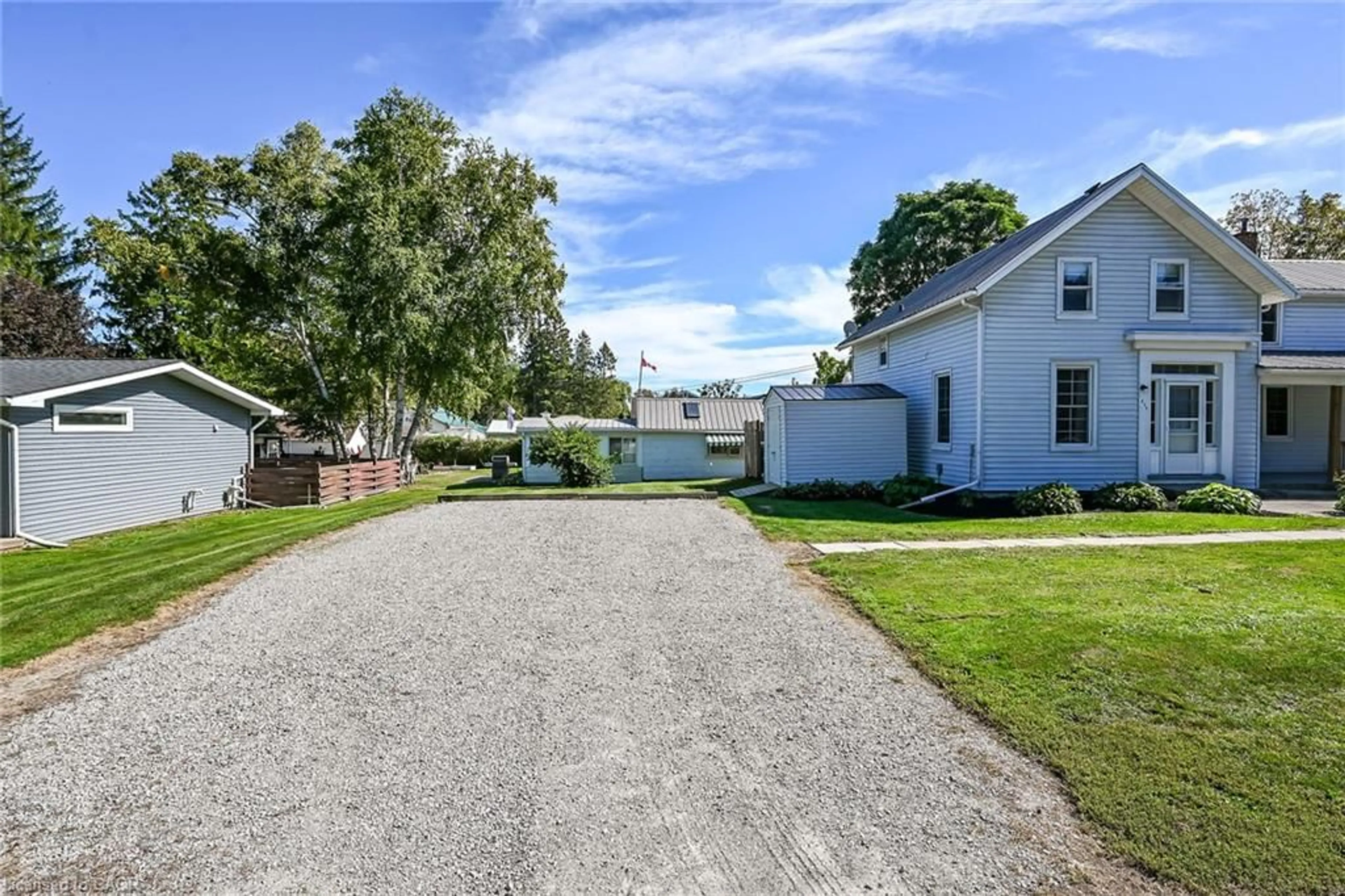A pic from outside/outdoor area/front of a property/back of a property/a pic from drone, street for 217-219 Nelson St, Port Dover Ontario N0A 1N0