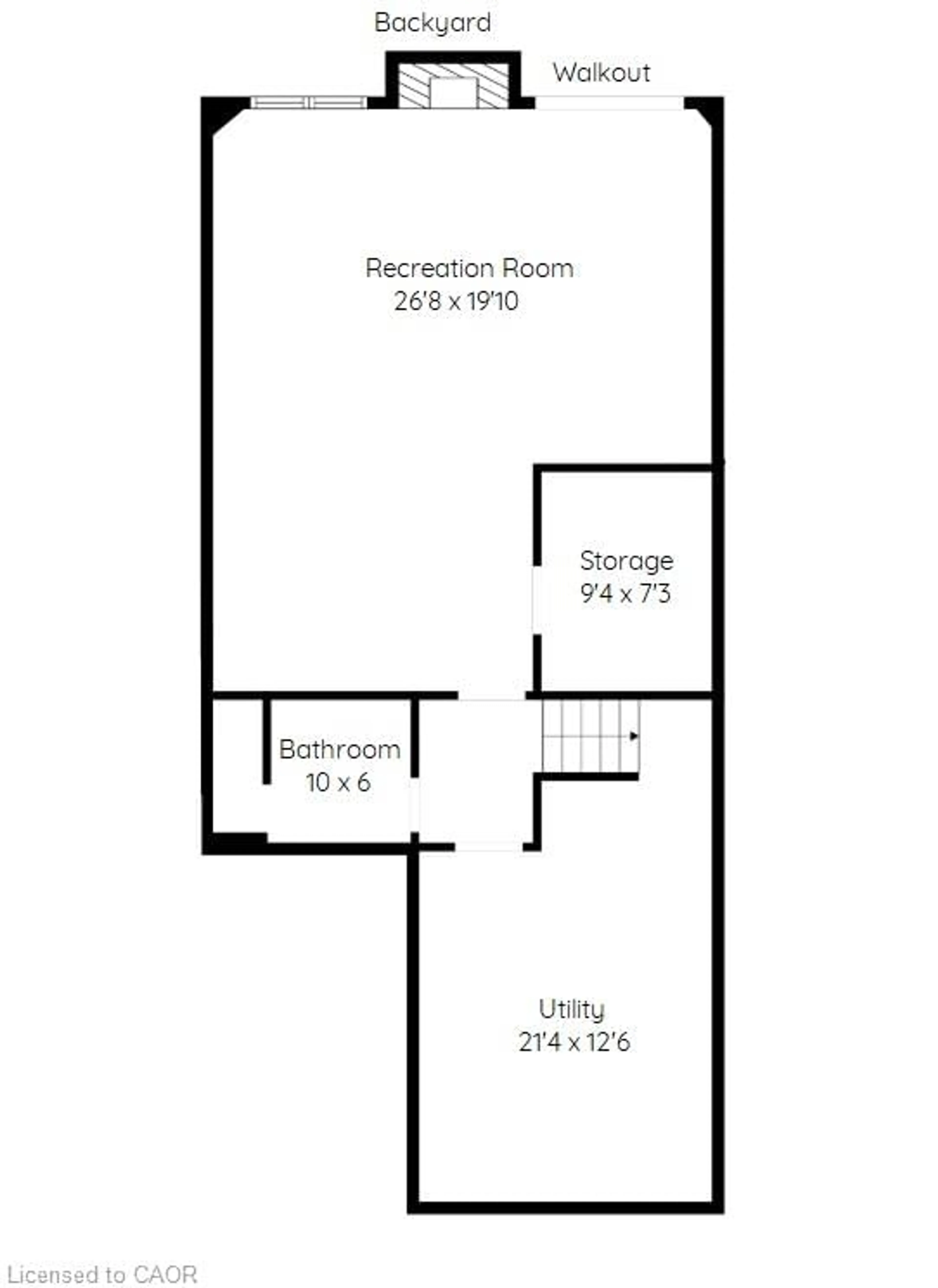Floor plan for 71 Sulphur Springs Rd #10, Ancaster Ontario L9G 5C1