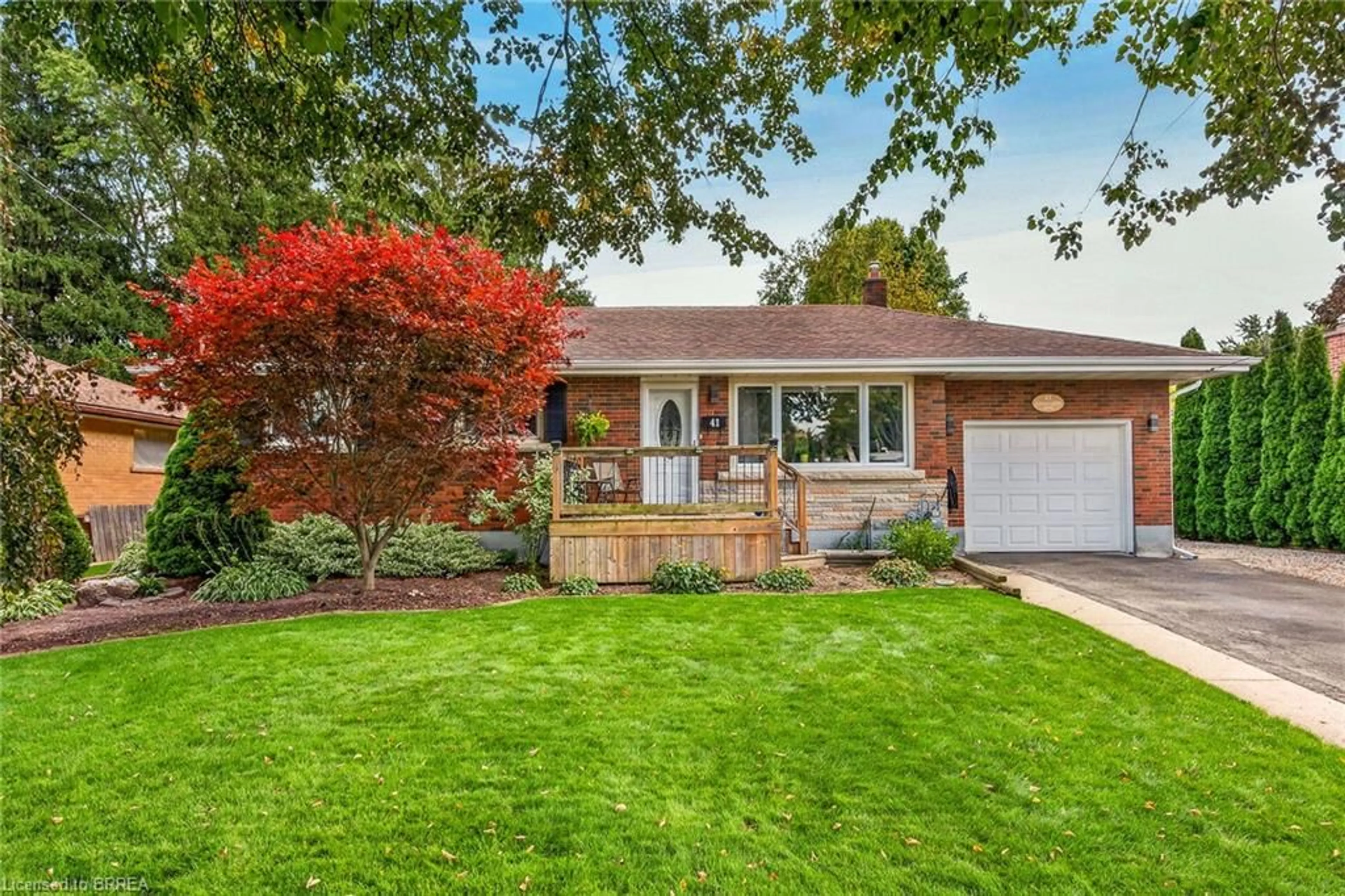 Home with brick exterior material, street for 41 Kensington Ave, Brantford Ontario N3R 3N9