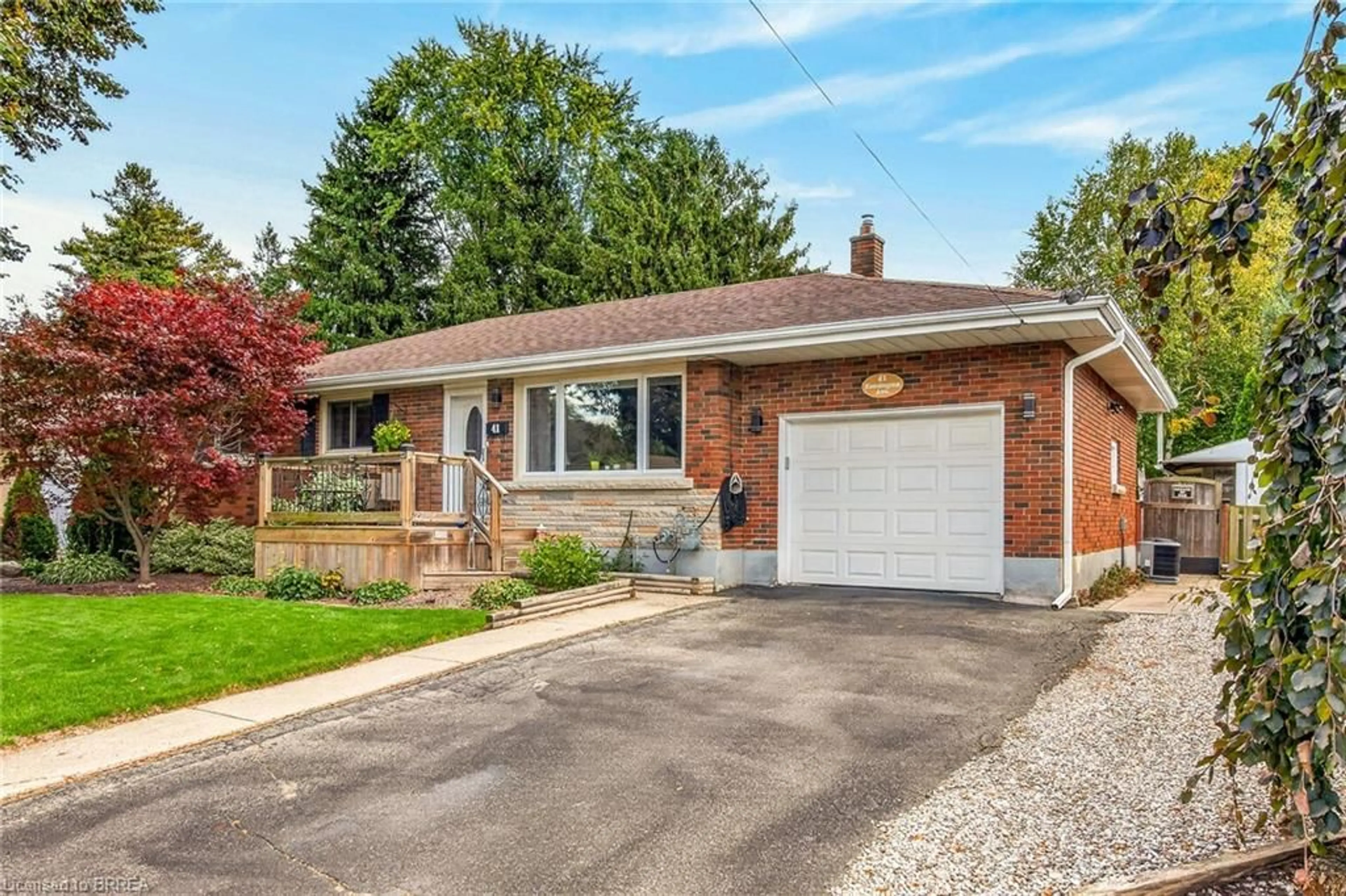 Home with brick exterior material, street for 41 Kensington Ave, Brantford Ontario N3R 3N9