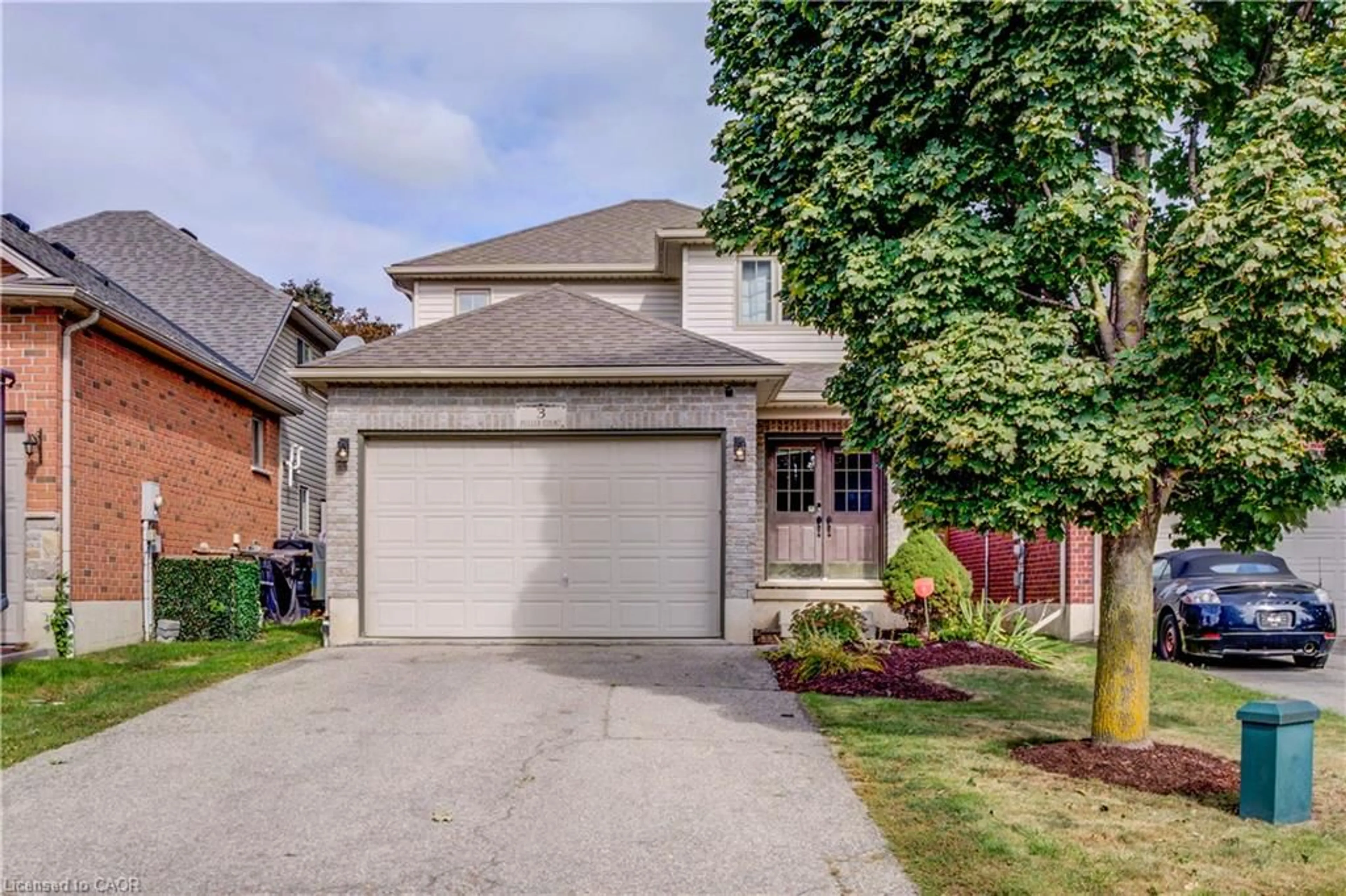 Home with brick exterior material, street for 3 Fuller Crt, Brantford Ontario N3S 0A6