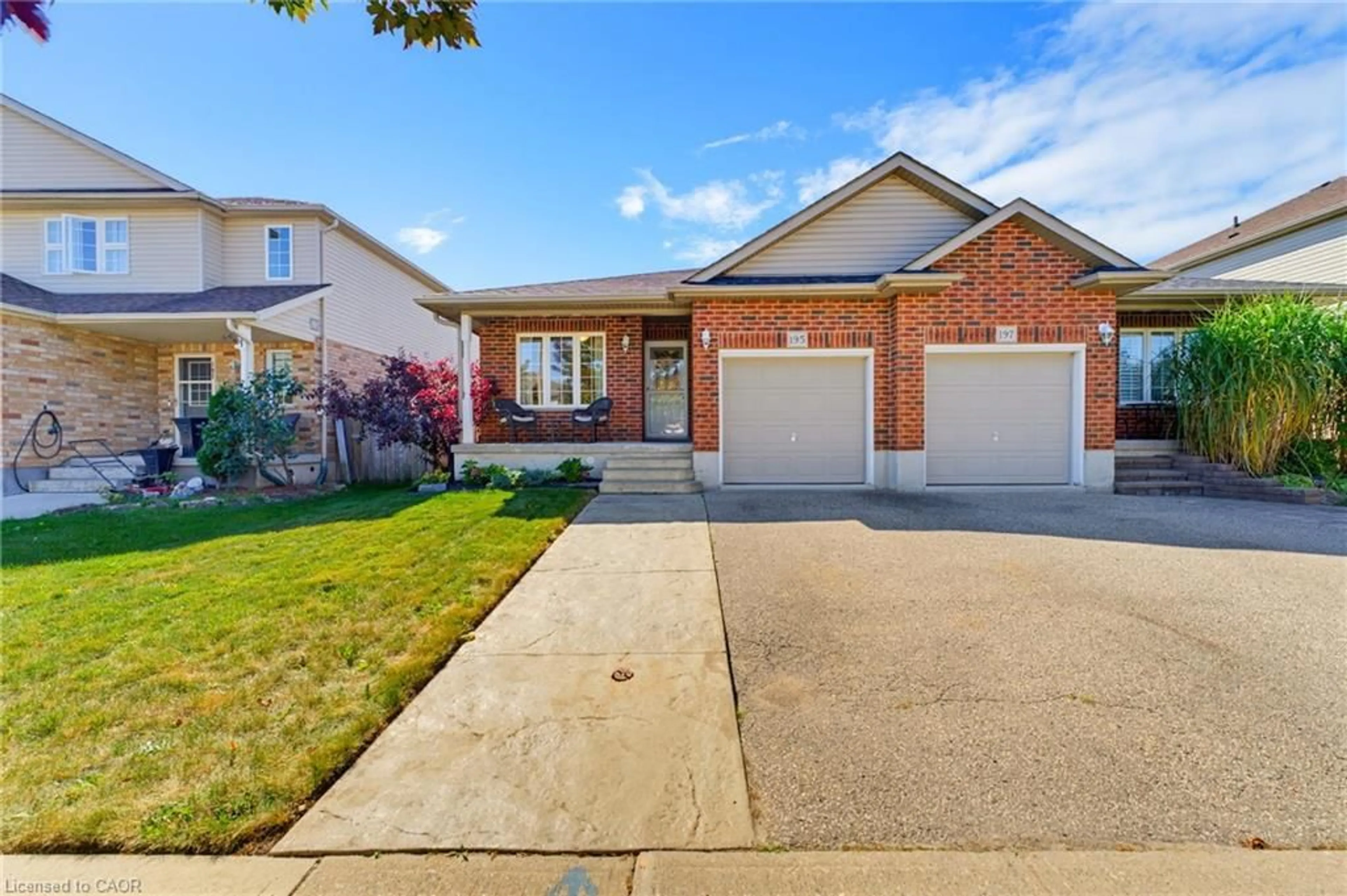 Home with brick exterior material, street for 195 Brenneman Dr, Baden Ontario N3A 4N2