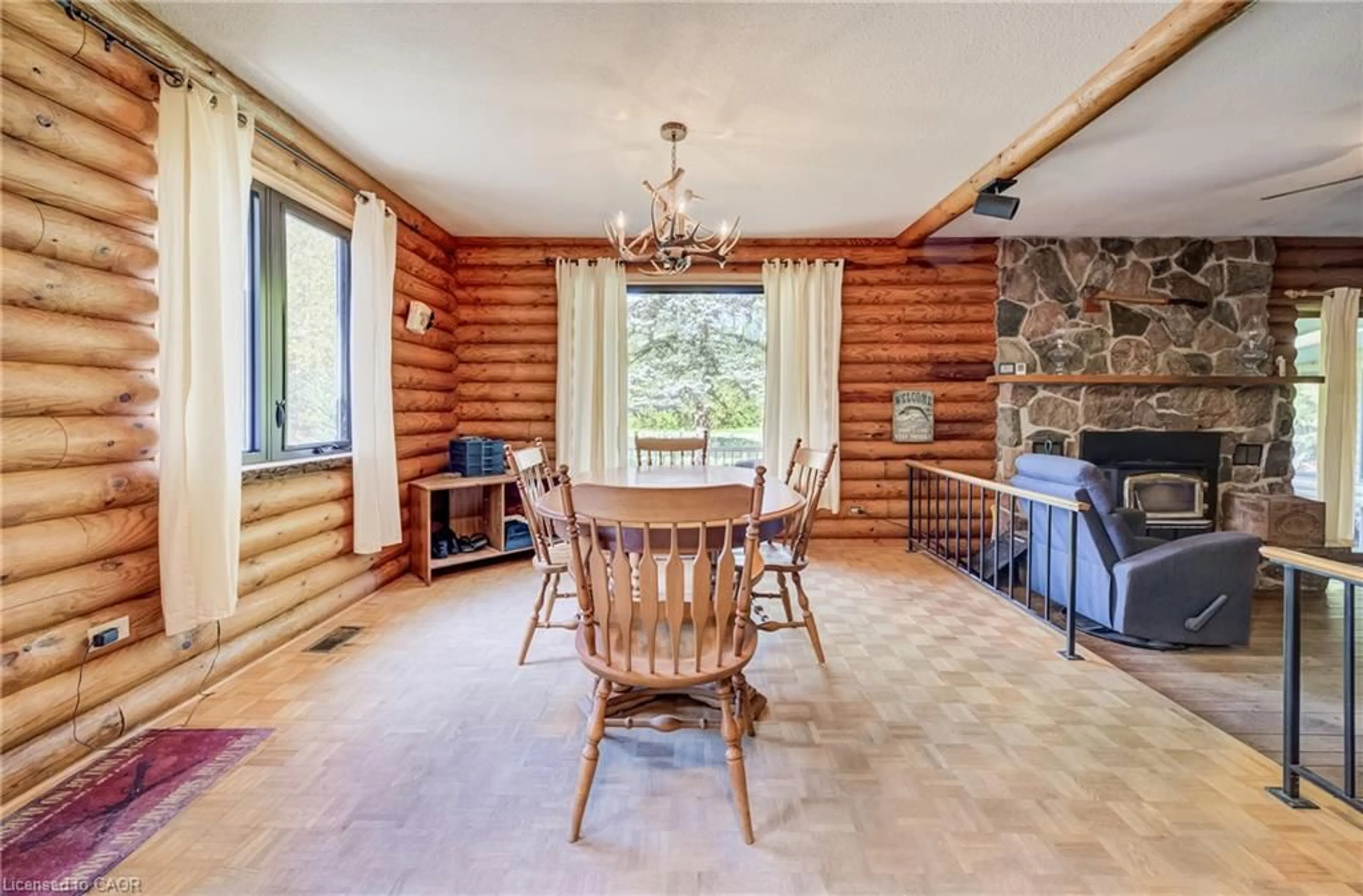 Dining room, wood/laminate floor for 775415 Highway 10, Markdale Ontario N0C 1H0