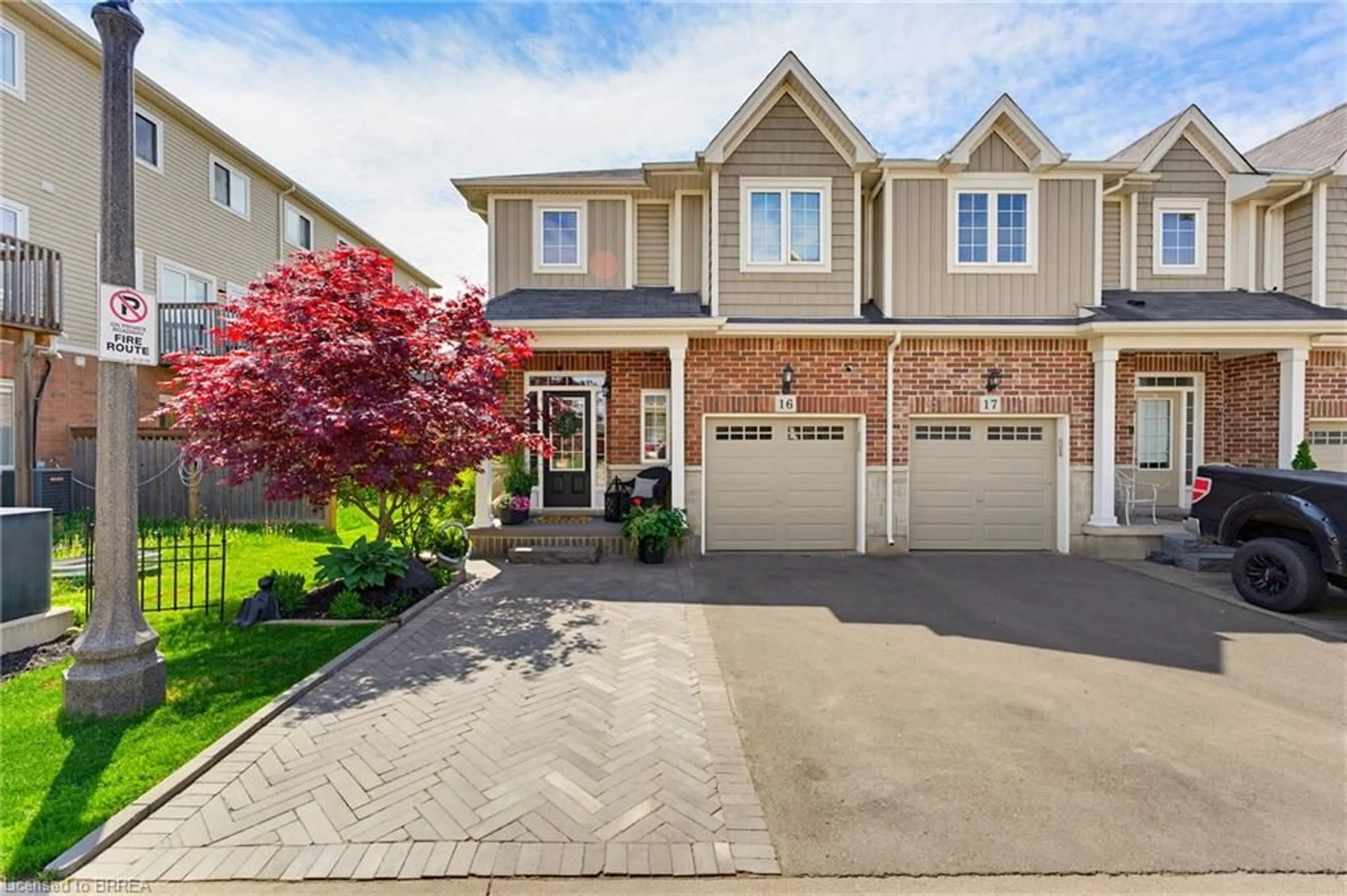 Home with brick exterior material, street for 100 Chester Dr #16, Cambridge Ontario N1T 0C8