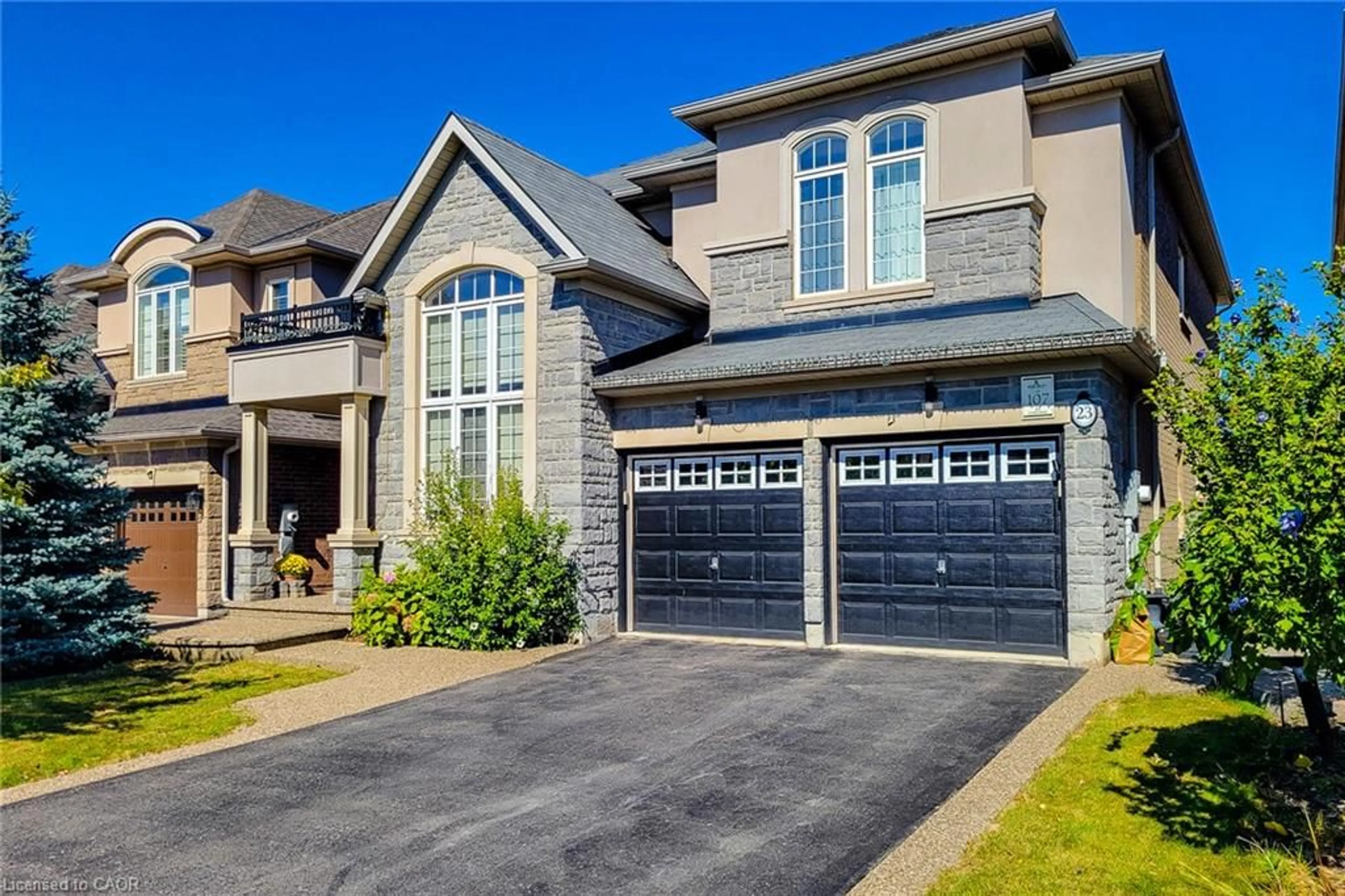 Home with brick exterior material, street for 23 Curran Rd, Ancaster Ontario L9K 0H4