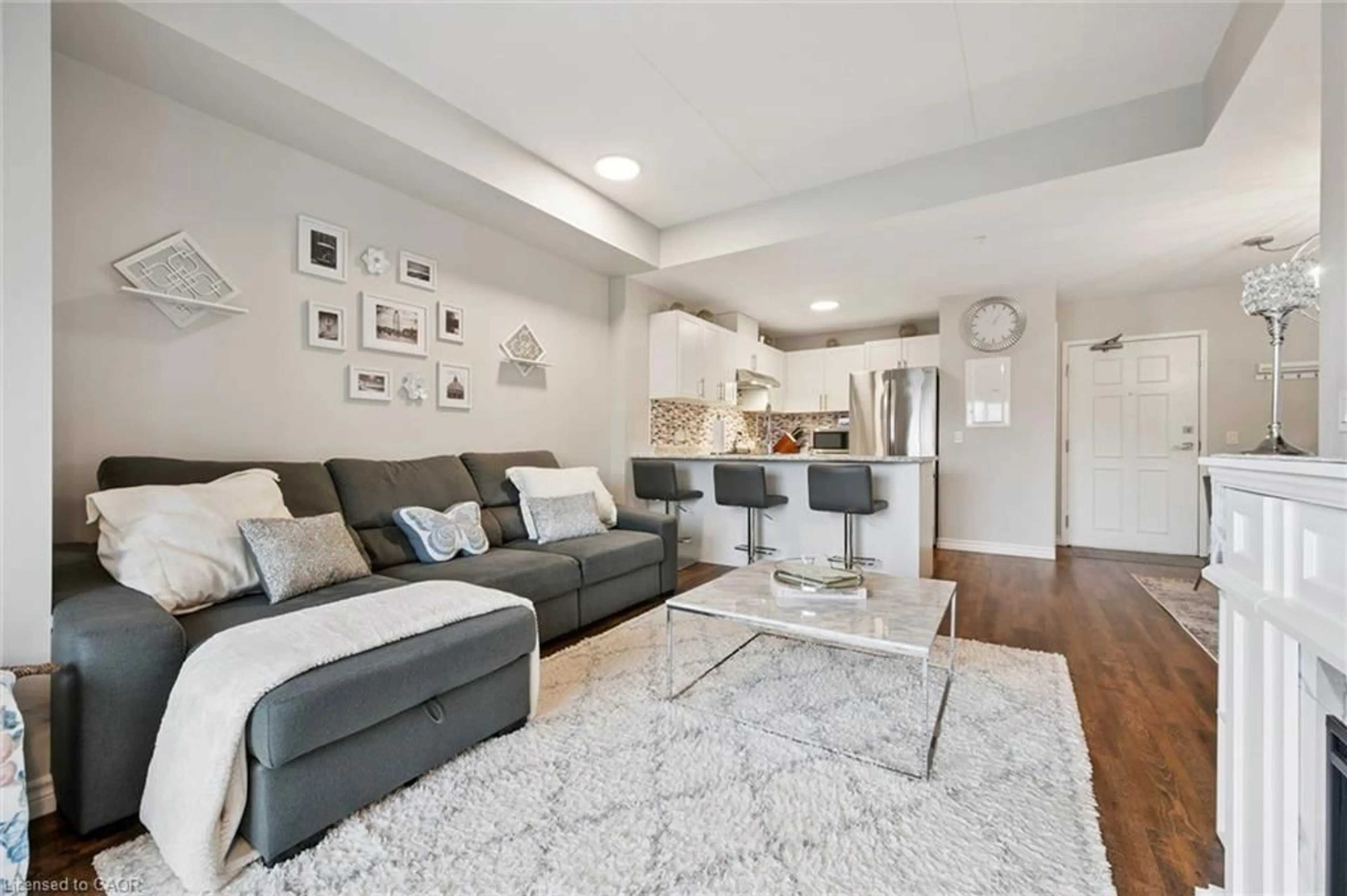 Living room with furniture, unknown for 7 Kay Cres #106, Guelph Ontario N1L 0P9