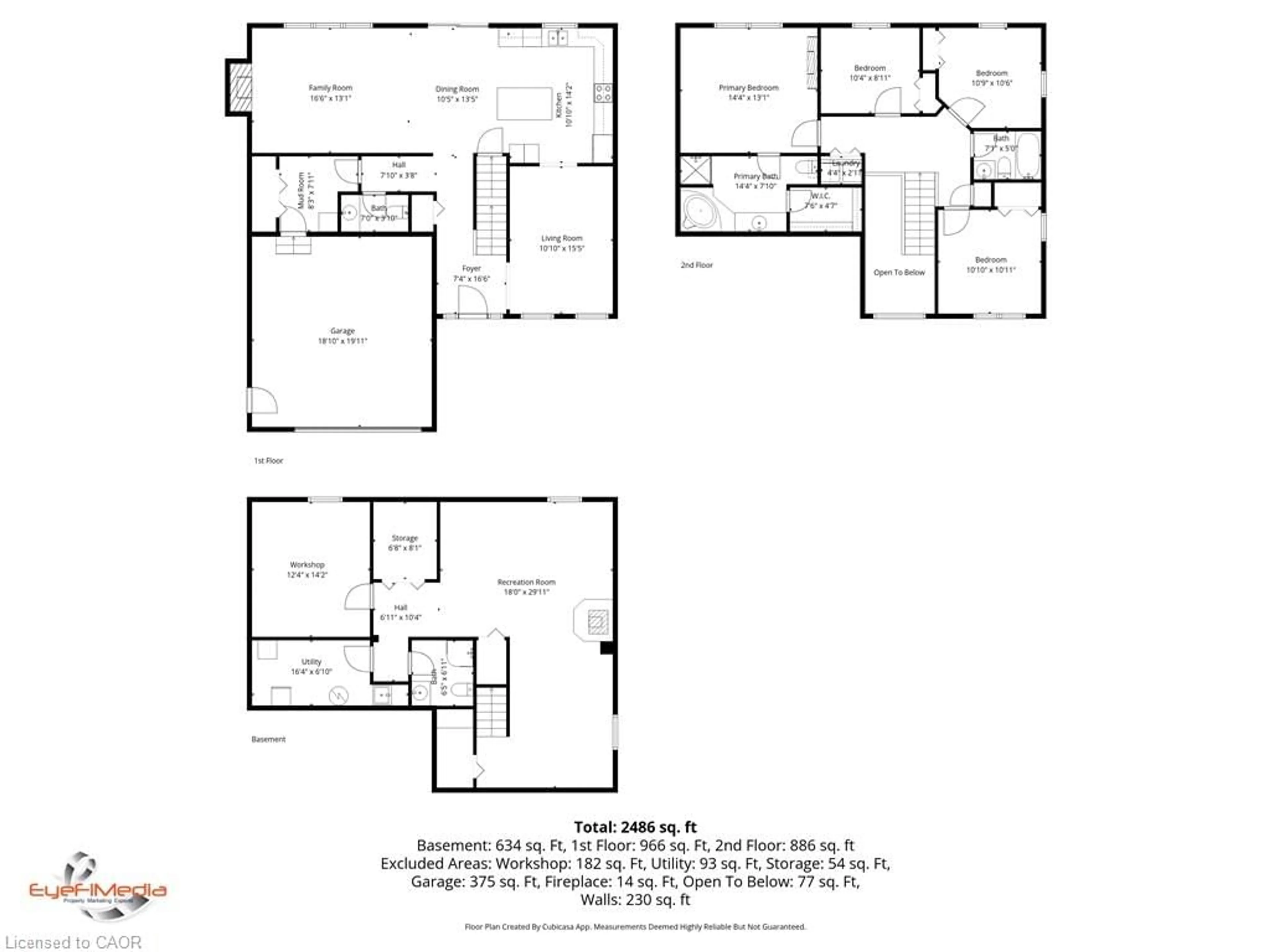 Floor plan for 82 Curtis St, Innerkip Ontario N0J 1M0