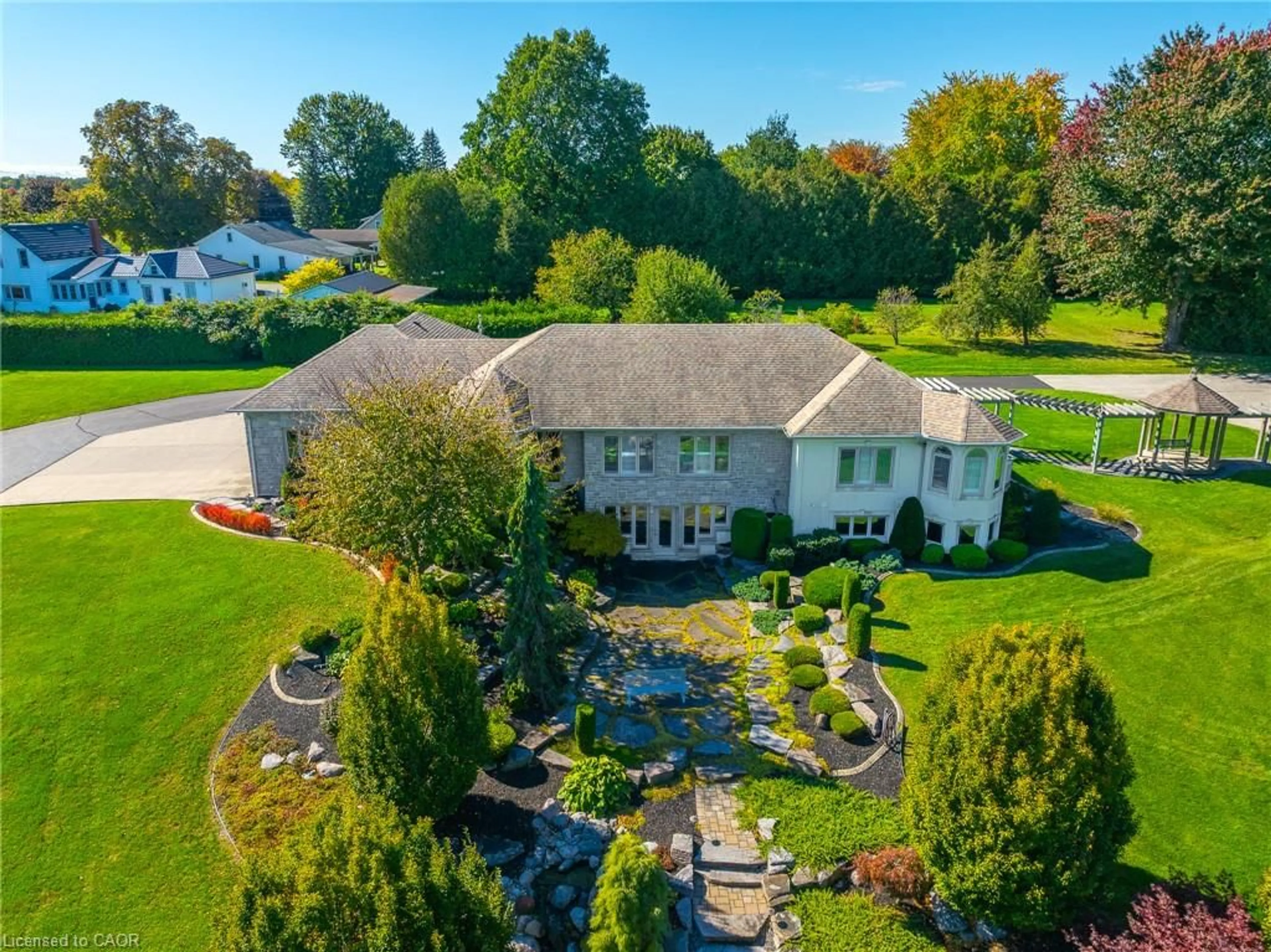 A pic from outside/outdoor area/front of a property/back of a property/a pic from drone, water/lake/river/ocean view for 170 Prospect St, Port Dover Ontario N0A 1N2