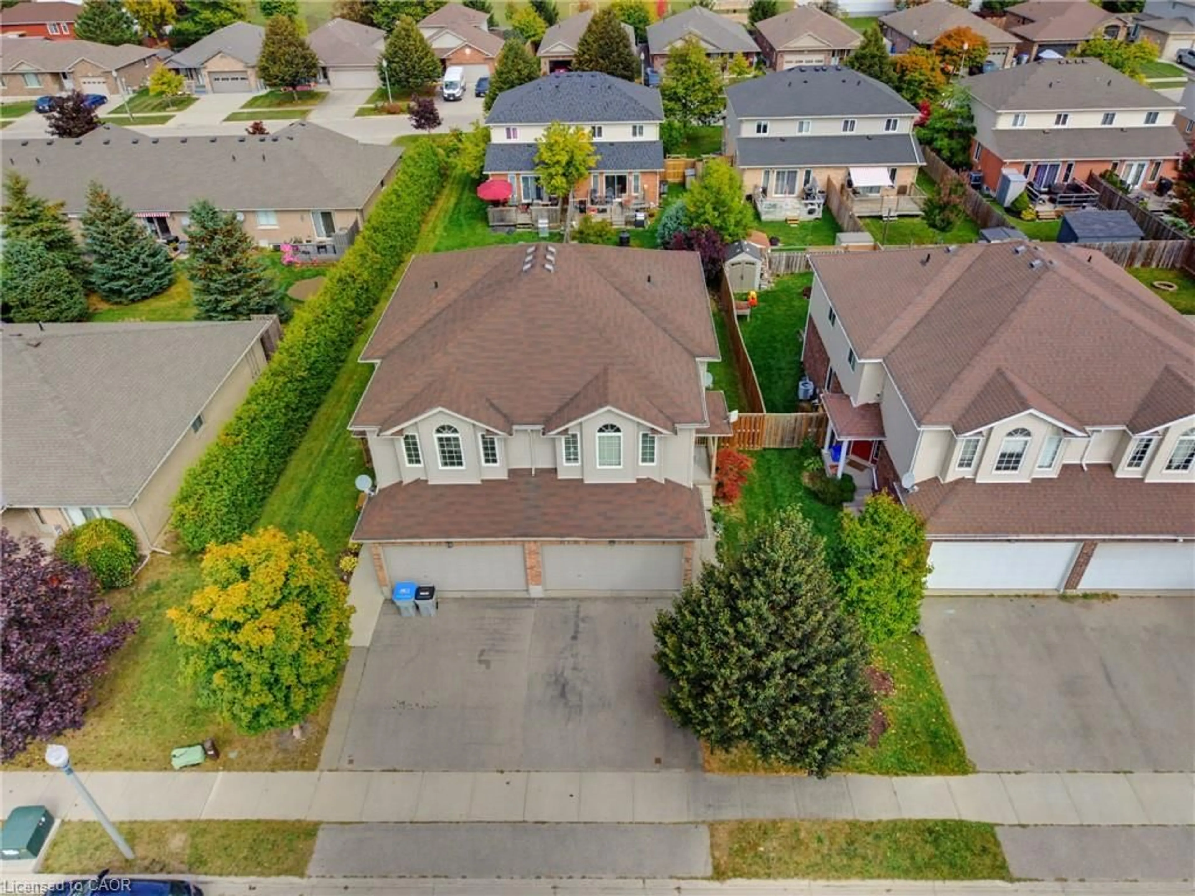 A pic from outside/outdoor area/front of a property/back of a property/a pic from drone, street for 457 Danby St, Listowel Ontario N4W 0A5
