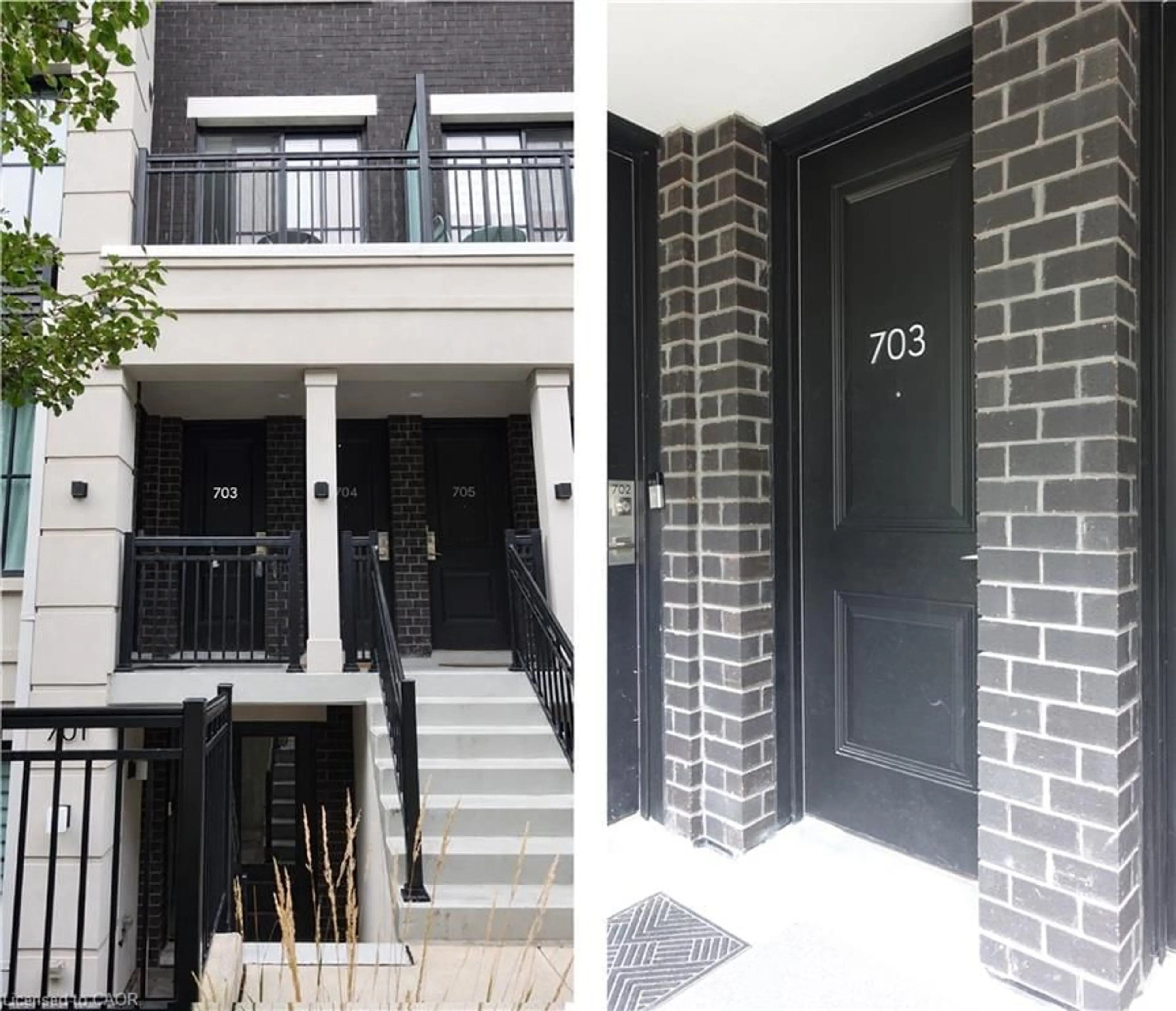 Home with brick exterior material, street for 665 Cricklewood Dr #703, Mississauga Ontario L5G 0B9