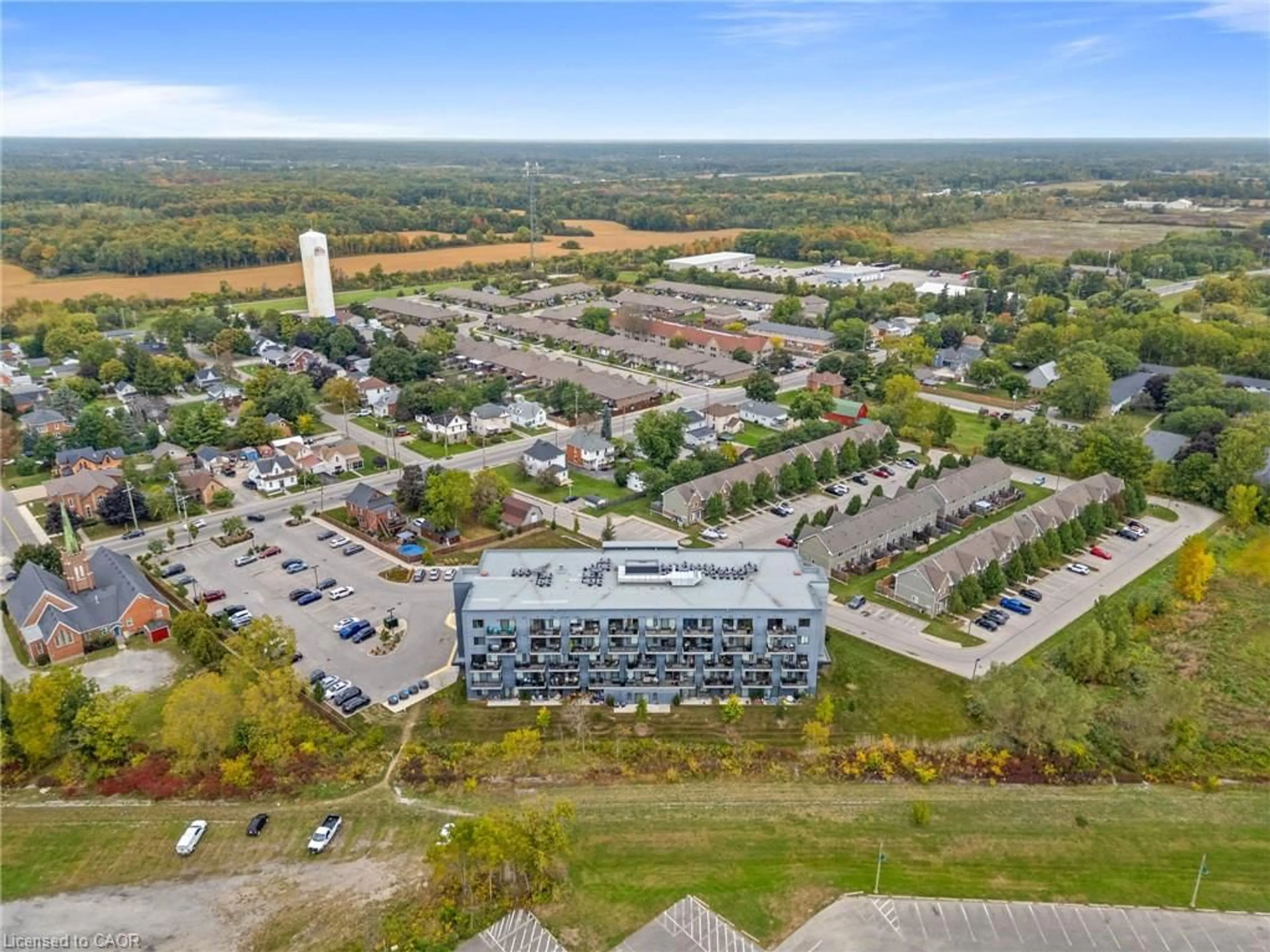 A pic from outside/outdoor area/front of a property/back of a property/a pic from drone, building for 64 Main St #413, Hagersville Ontario N0A 1H0