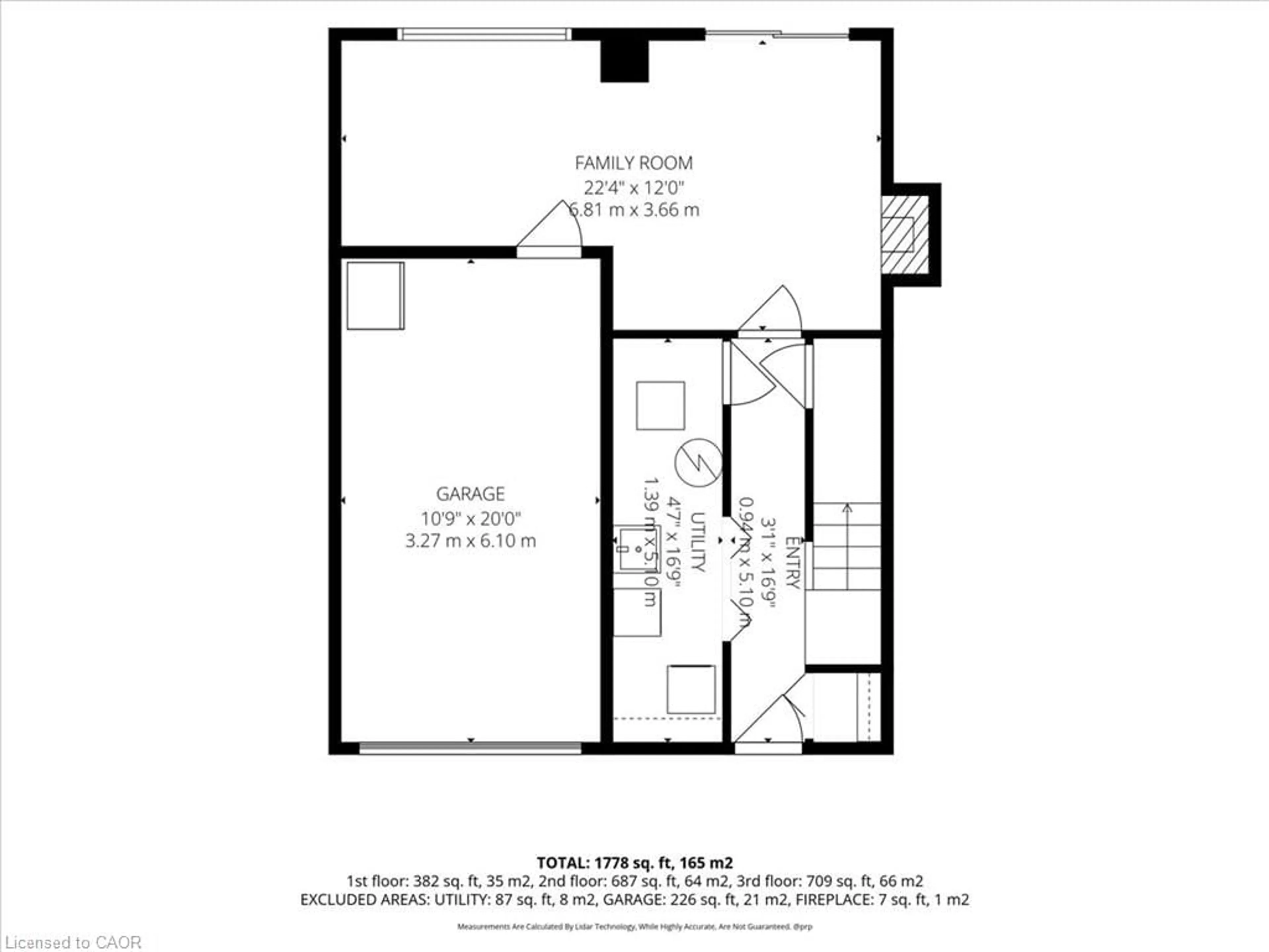 Floor plan for 30 Green Valley Dr #36, Kitchener Ontario N2P 1G8