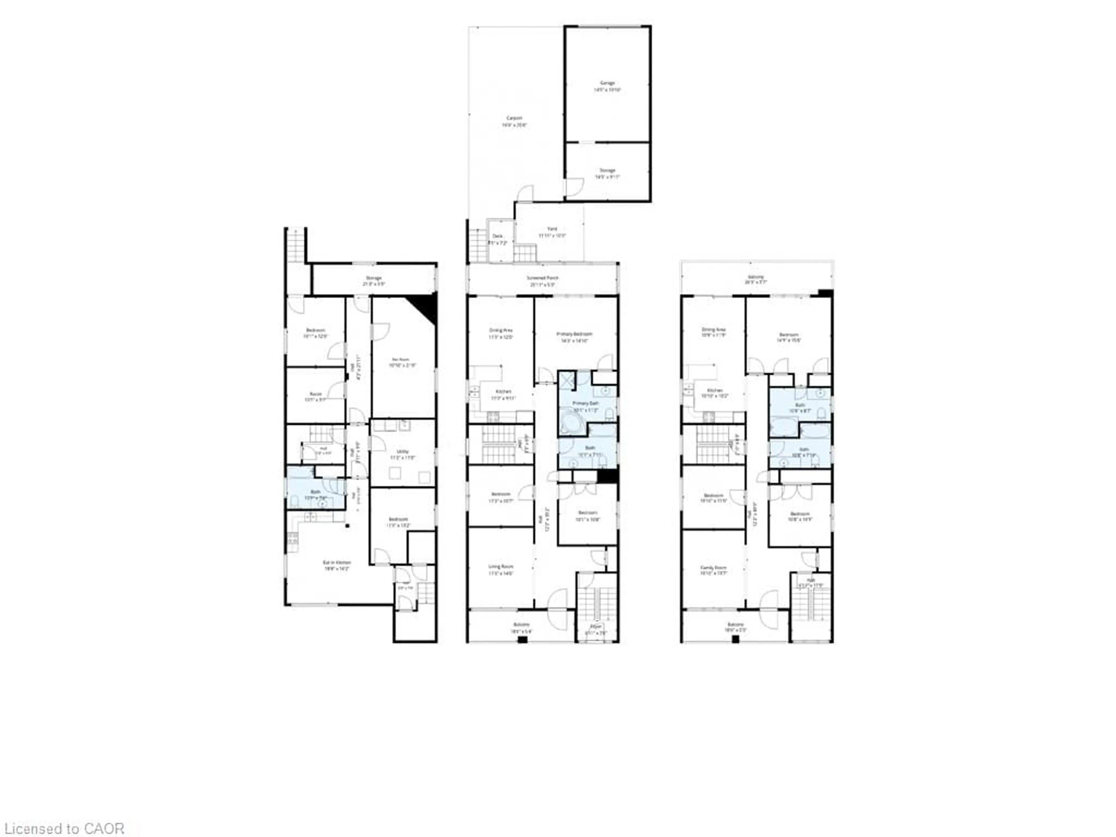 Floor plan for 277 Harvie Ave, York Ontario M6E 4L1
