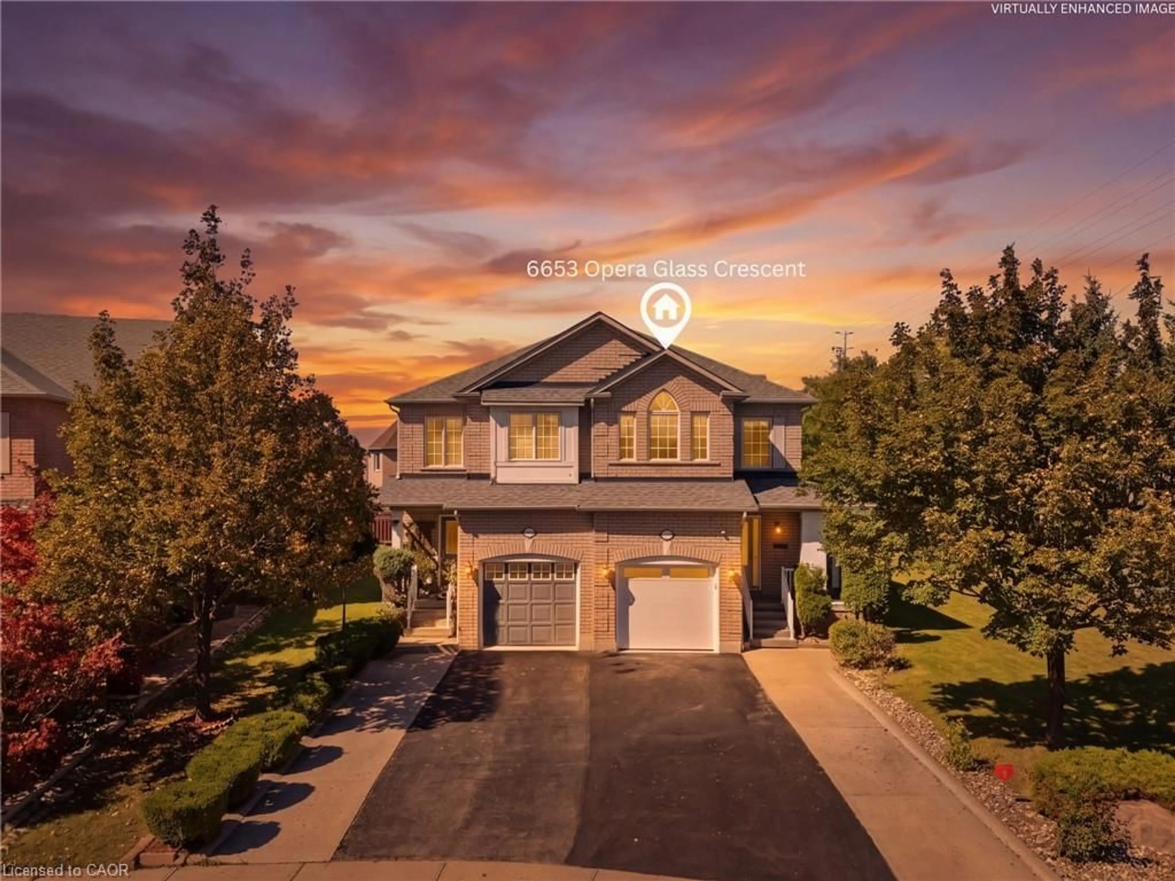A pic from outside/outdoor area/front of a property/back of a property/a pic from drone, street for 6653 Opera Glass Cres, Mississauga Ontario L5W 1R8