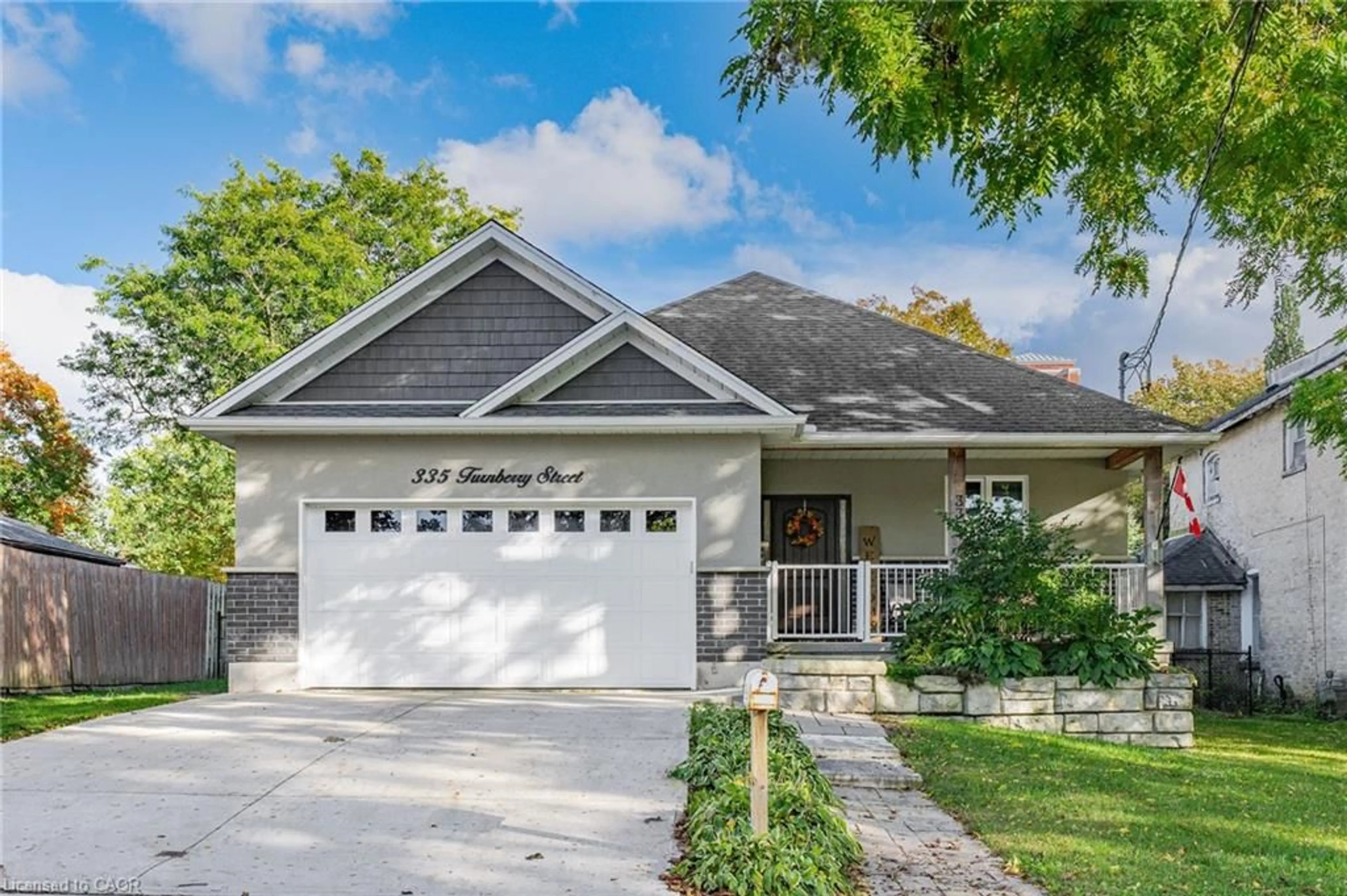 Home with vinyl exterior material, street for 335 Turnberry St, Brussels Ontario N0G 1H0