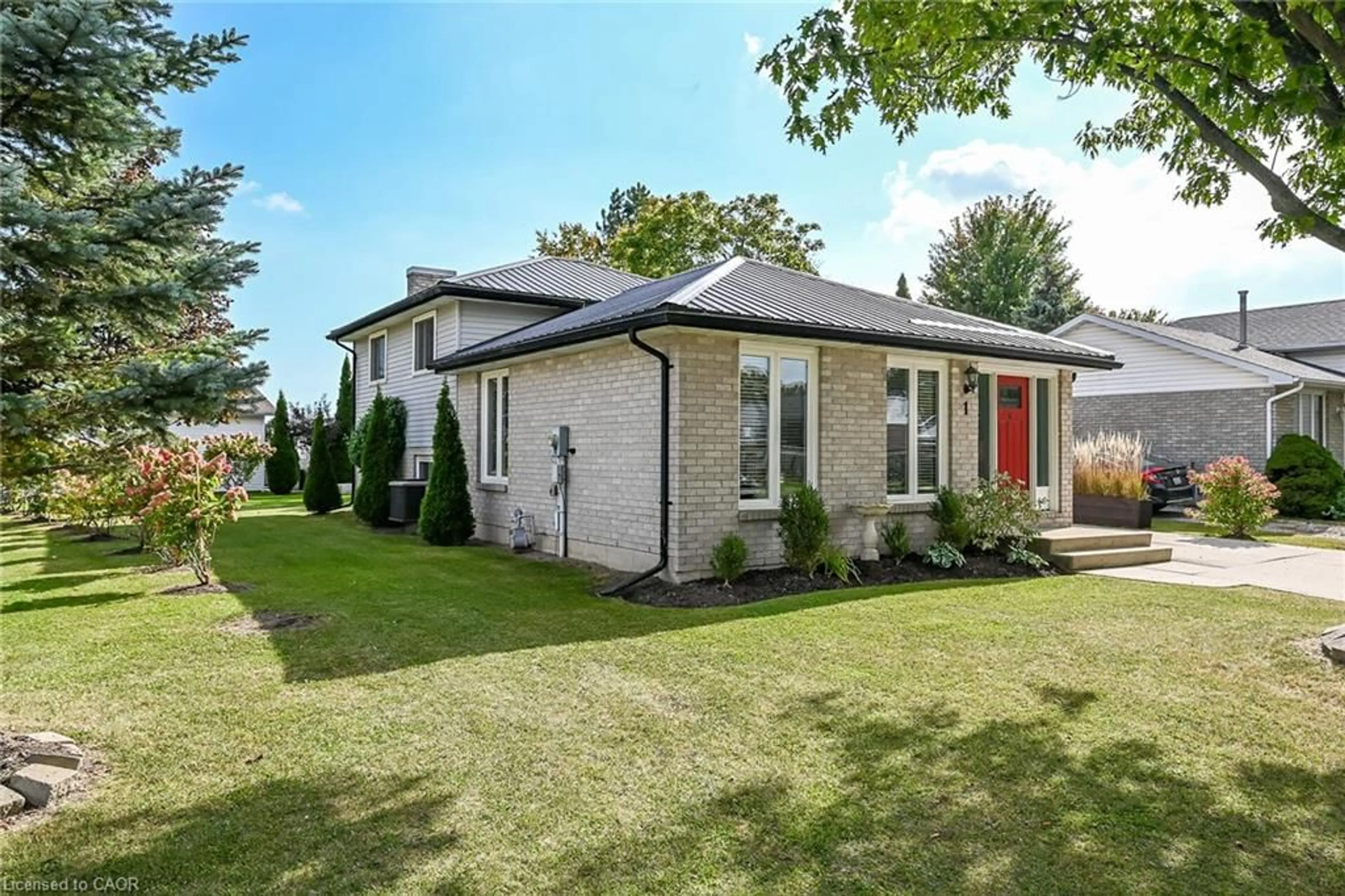 Home with brick exterior material, street for 1 Woodfield Ave, Townsend Ontario N0A 1S0