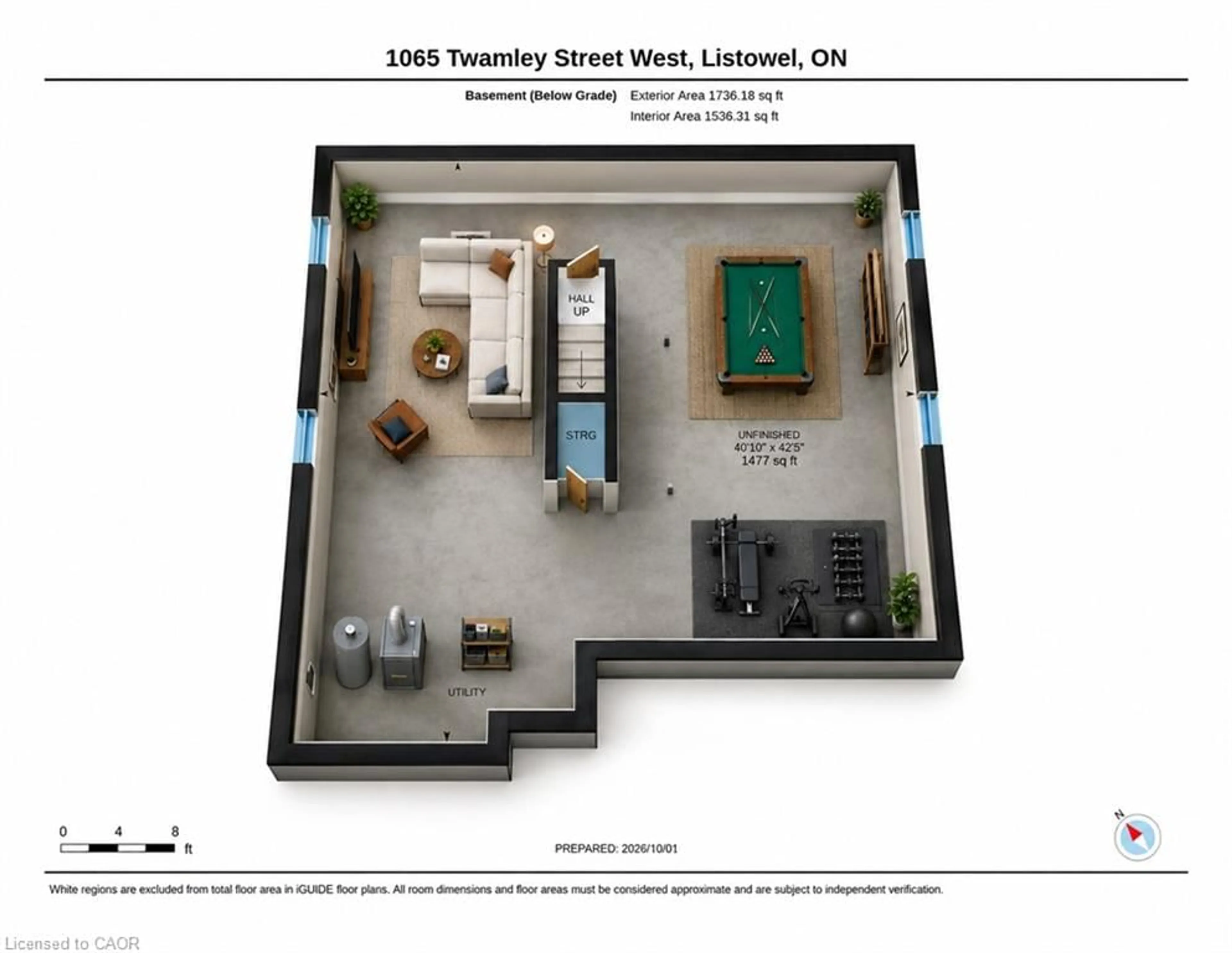 Floor plan for 1065 Twamley St, Listowel Ontario N4W 0K4