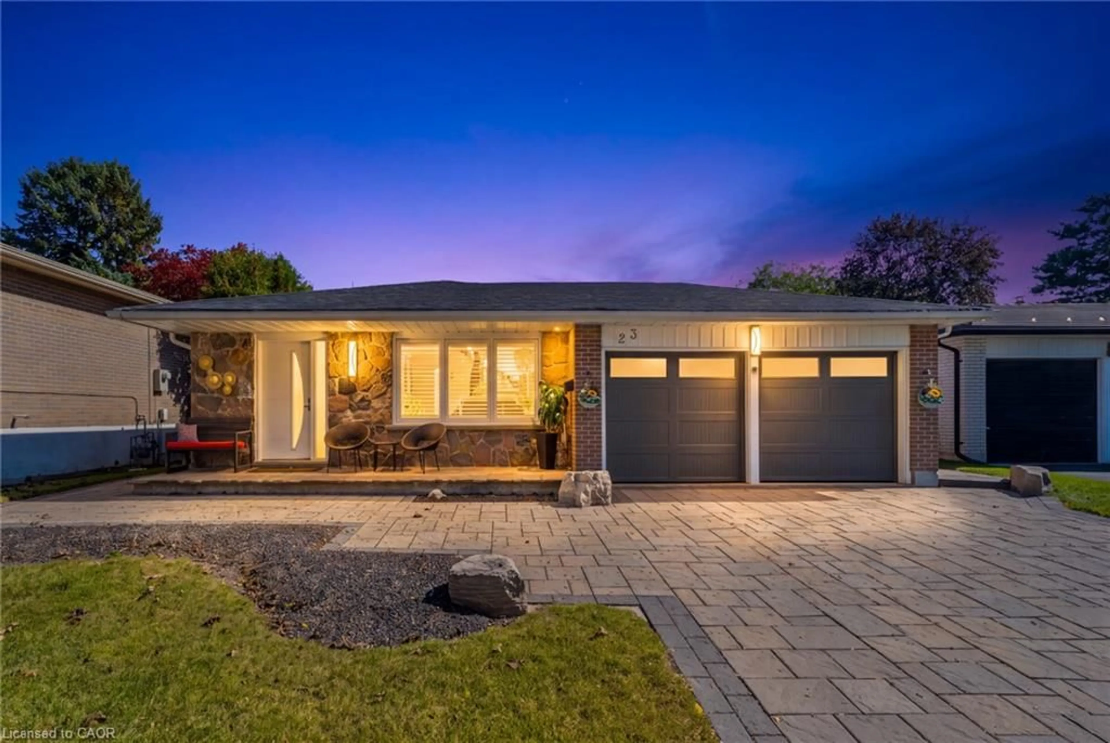 Home with brick exterior material, street for 23 River View Dr, Brampton Ontario L6W 2E6