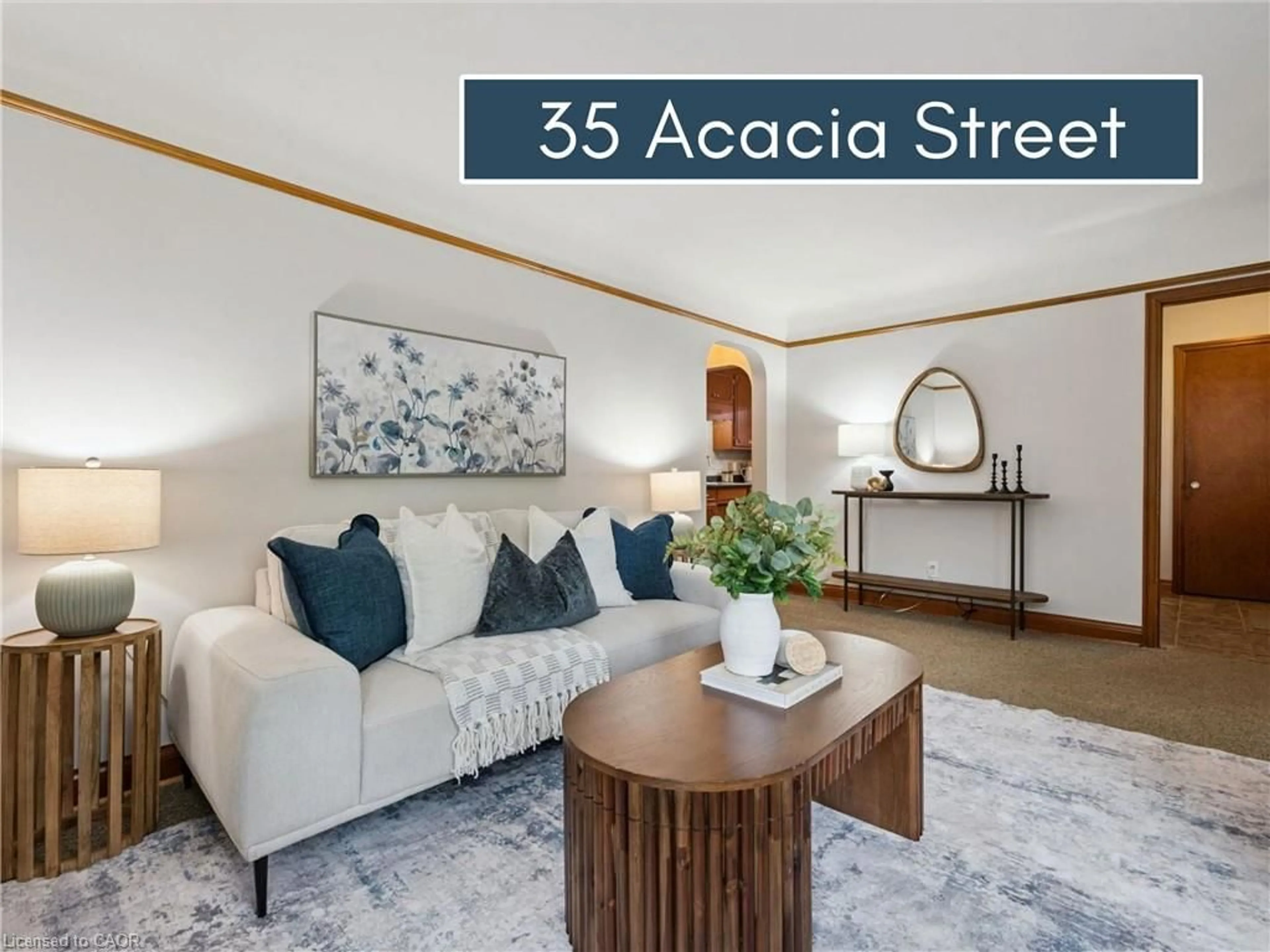 Living room with furniture, unknown for 35 Acacia St, Kitchener Ontario N2G 3B1