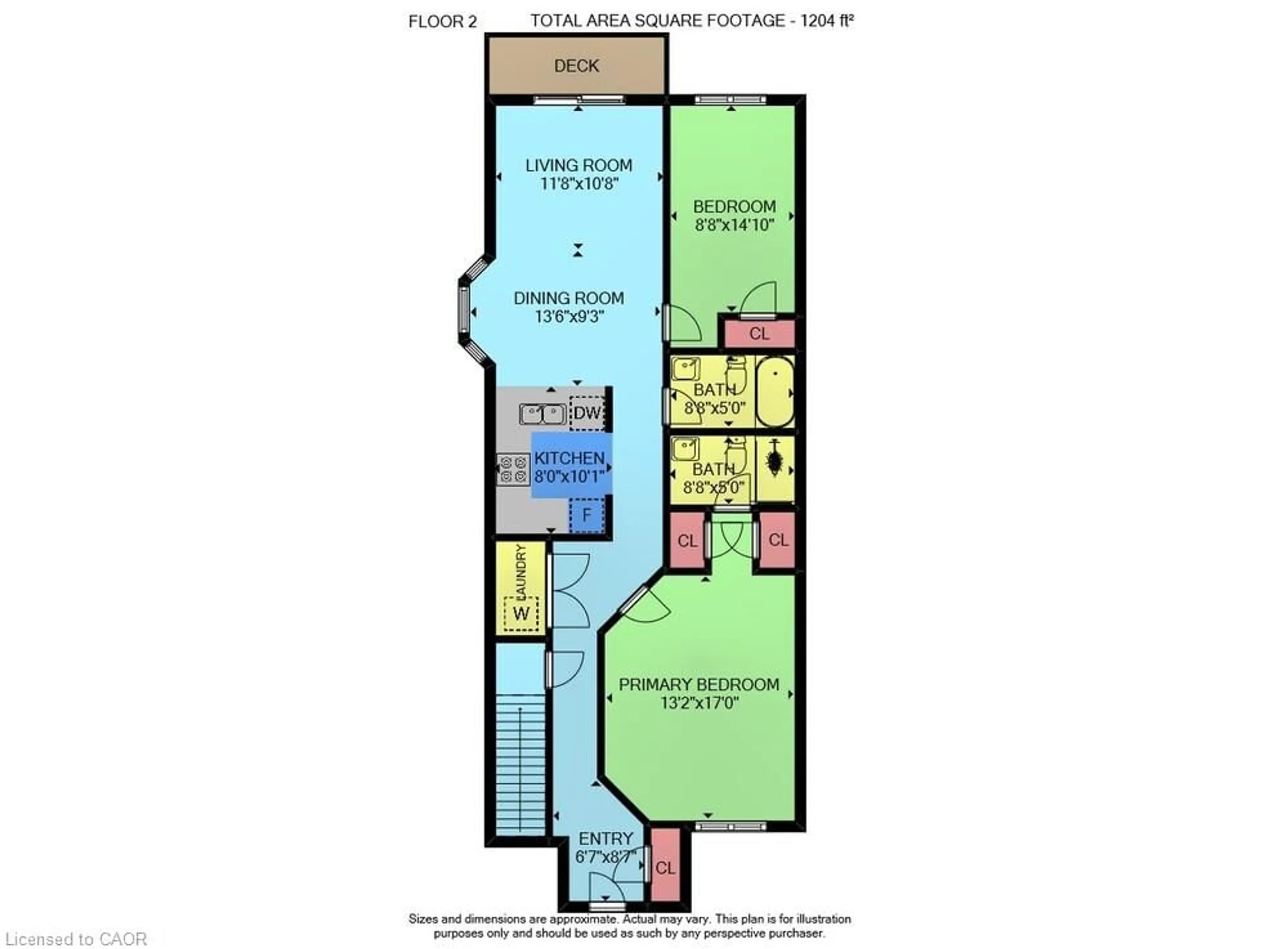 Floor plan for 2737 King St #55, Hamilton Ontario L8G 5H1