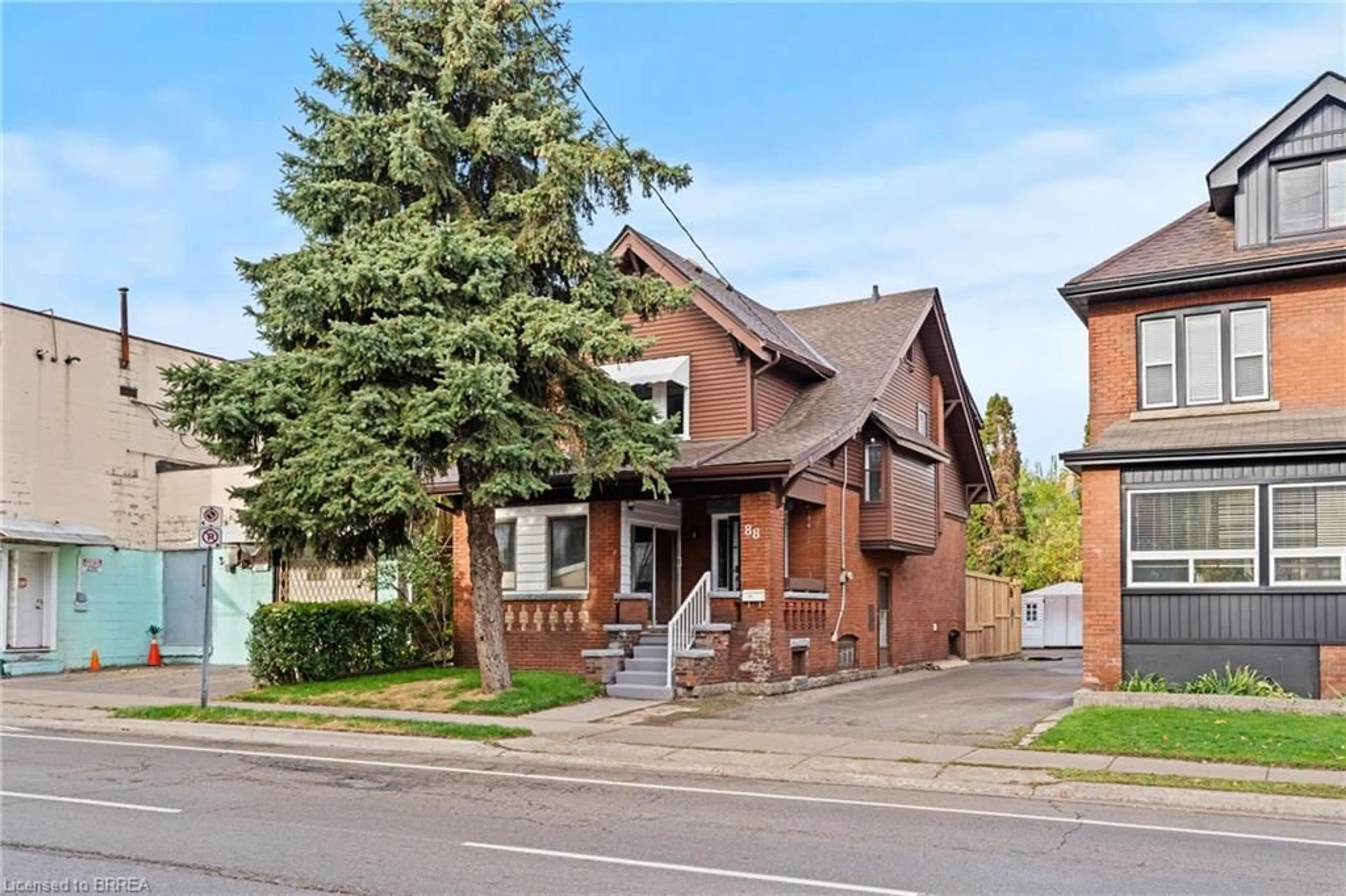 Home with brick exterior material, street for 88 Gage Ave, Hamilton Ontario L8M 3C9