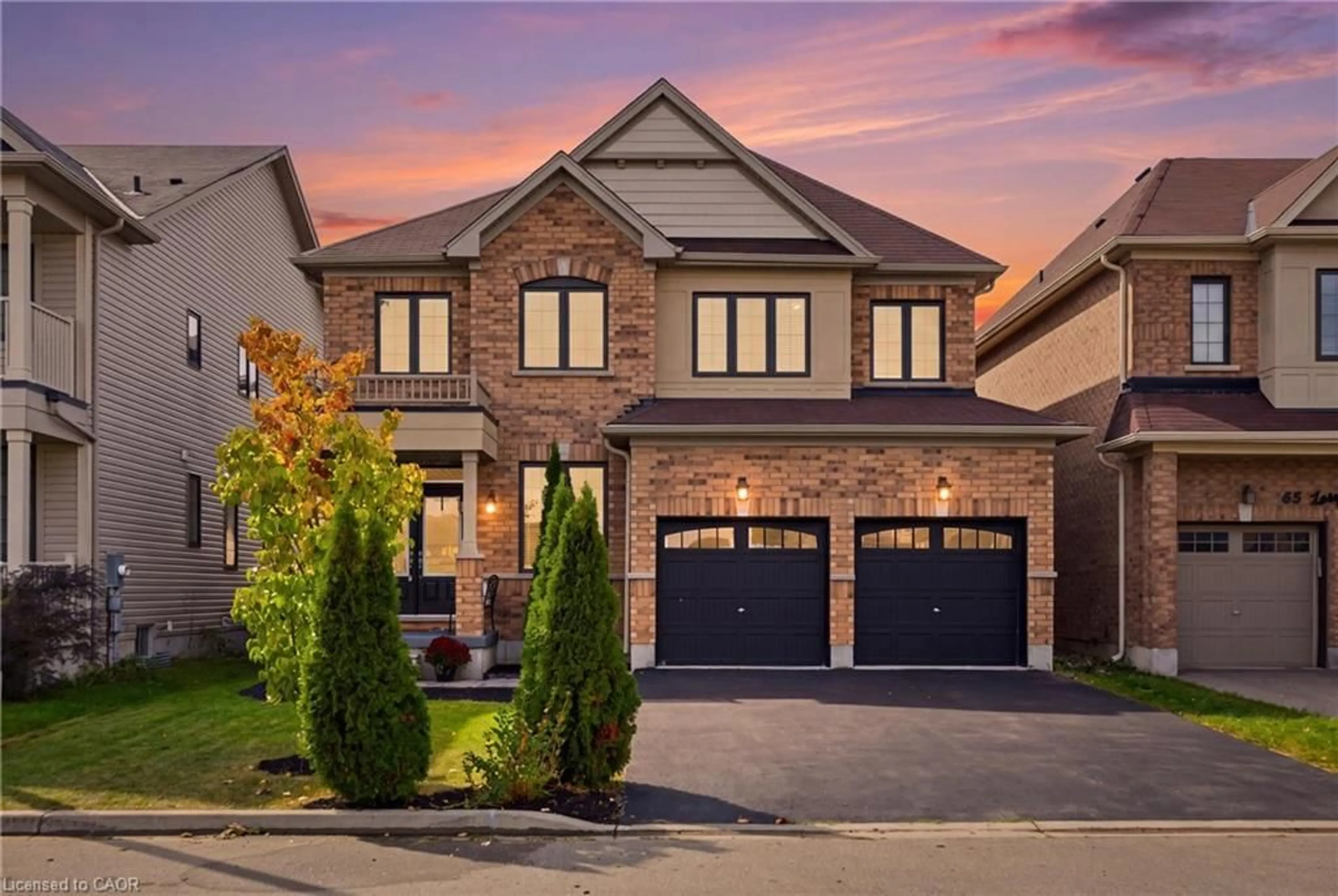 Home with brick exterior material, street for 47 Larry Cres, Caledonia Ontario N3W 0B3