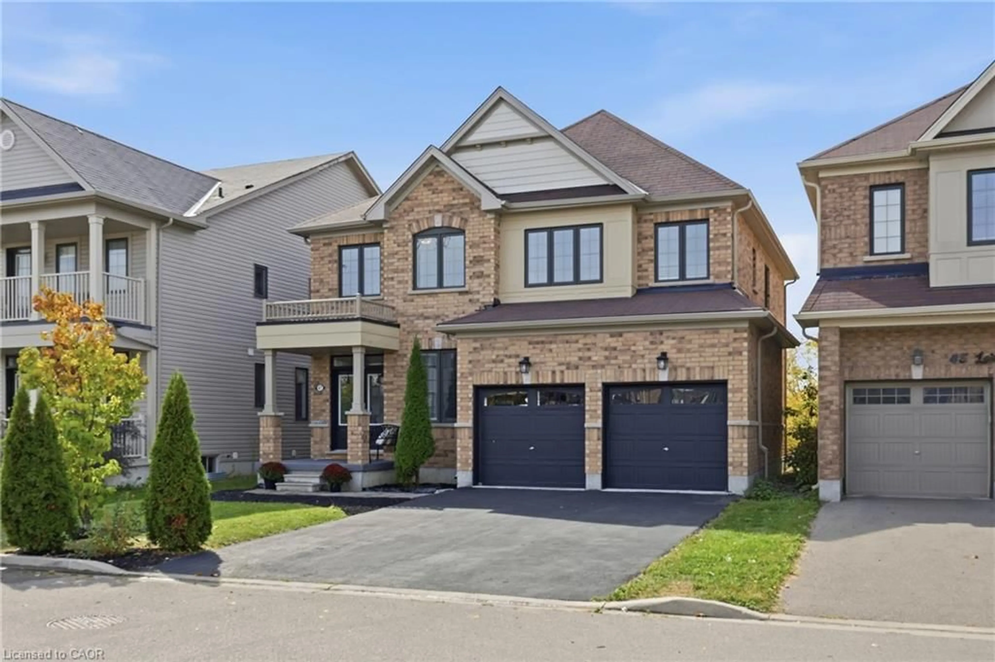 Home with brick exterior material, street for 47 Larry Cres, Caledonia Ontario N3W 0B3