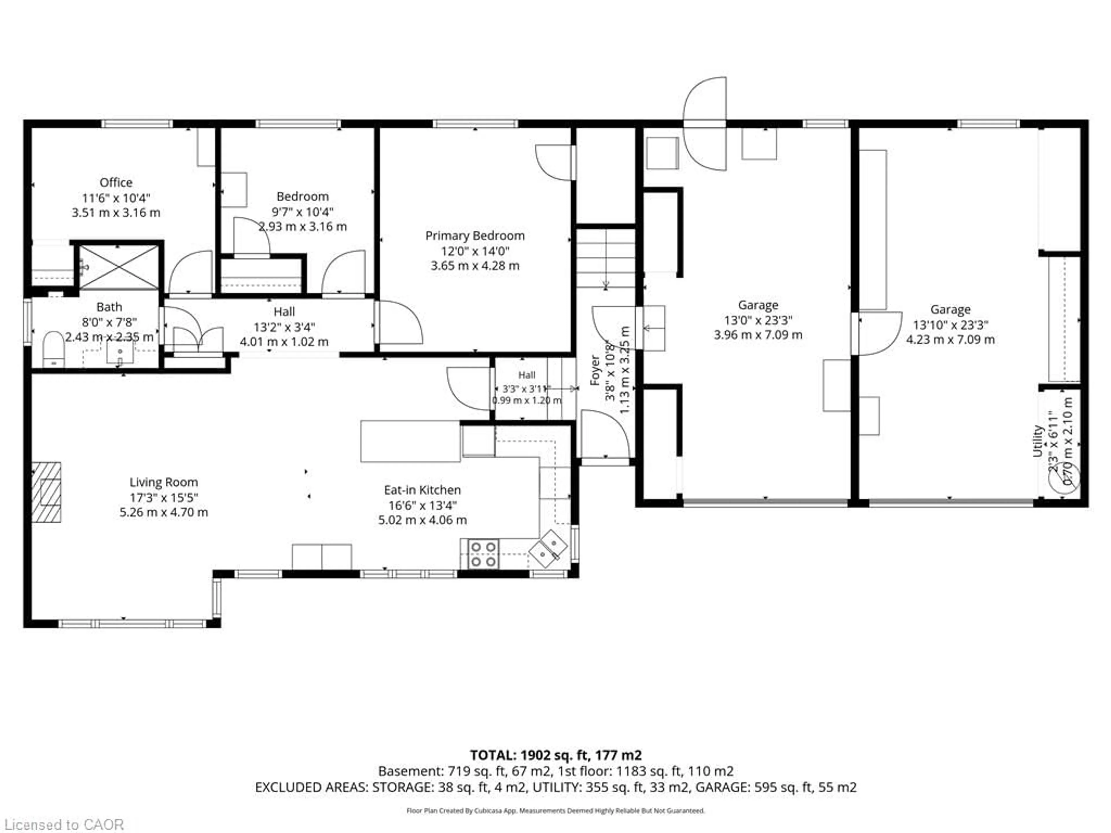 Floor plan for 24 Alpha St, Delhi Ontario N4B 1B2