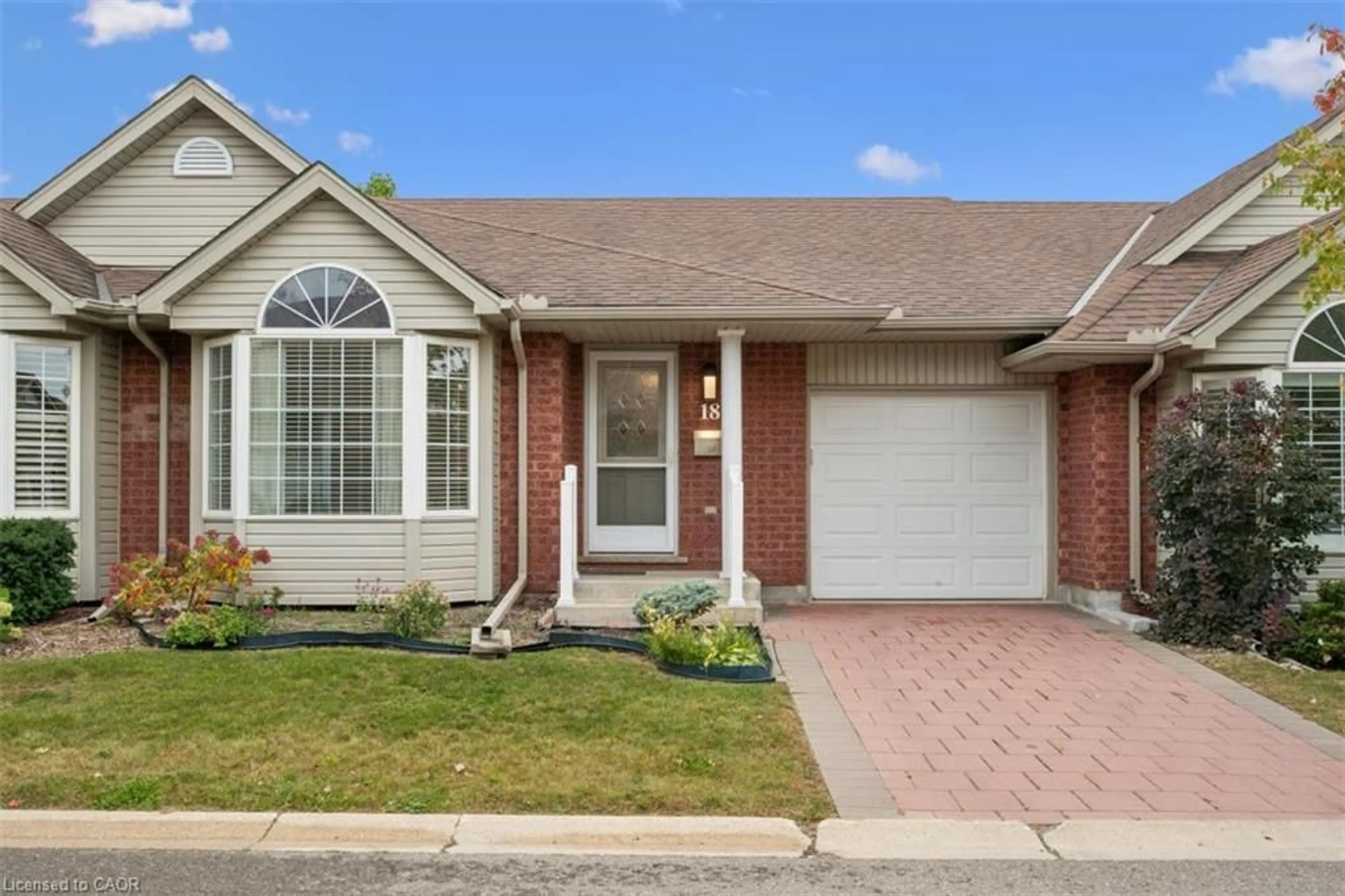 Home with brick exterior material, street for 360 Erbsville Rd #18, Waterloo Ontario N2T 2W2