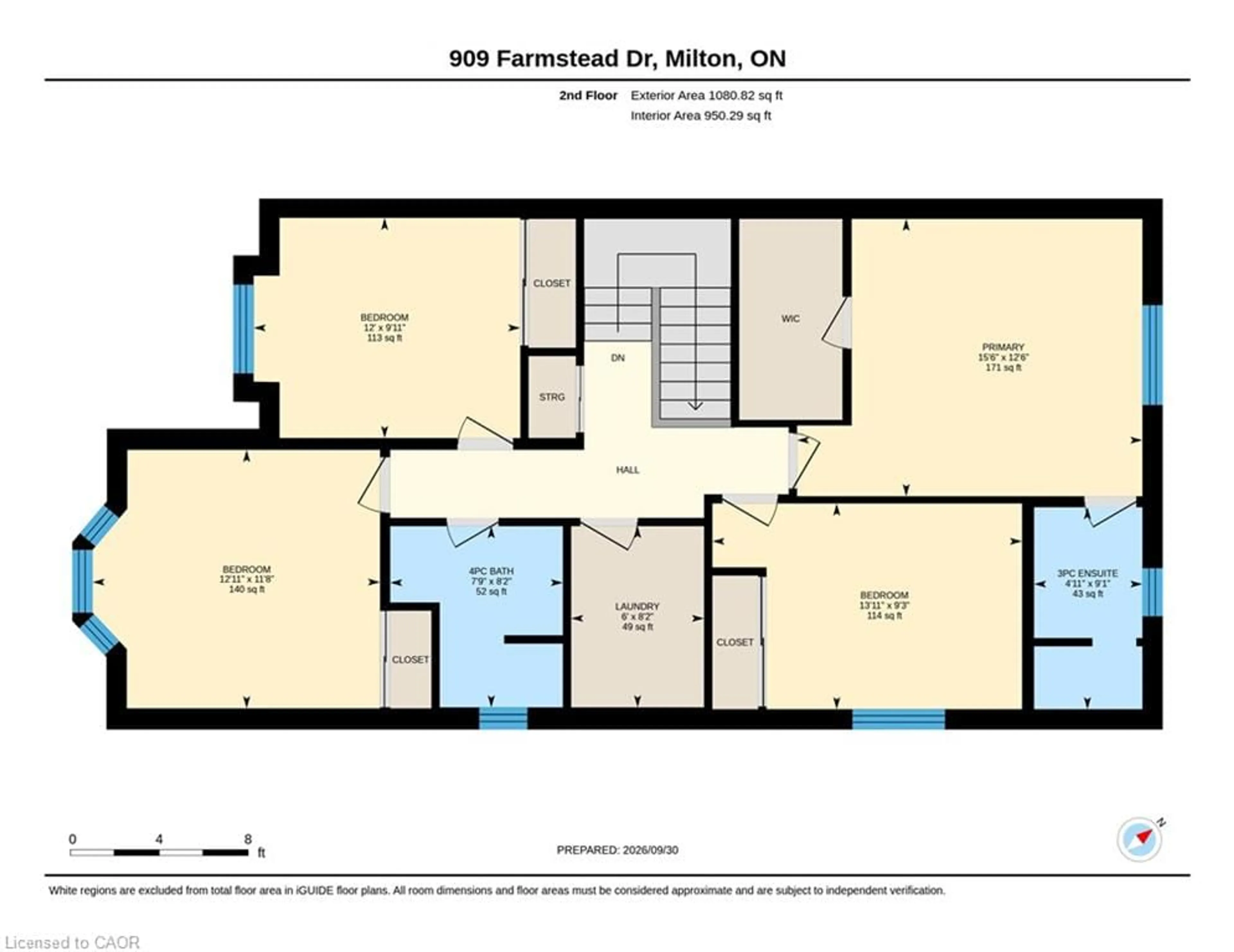 Floor plan for 909 Farmstead Dr, Milton Ontario L9T 8J5