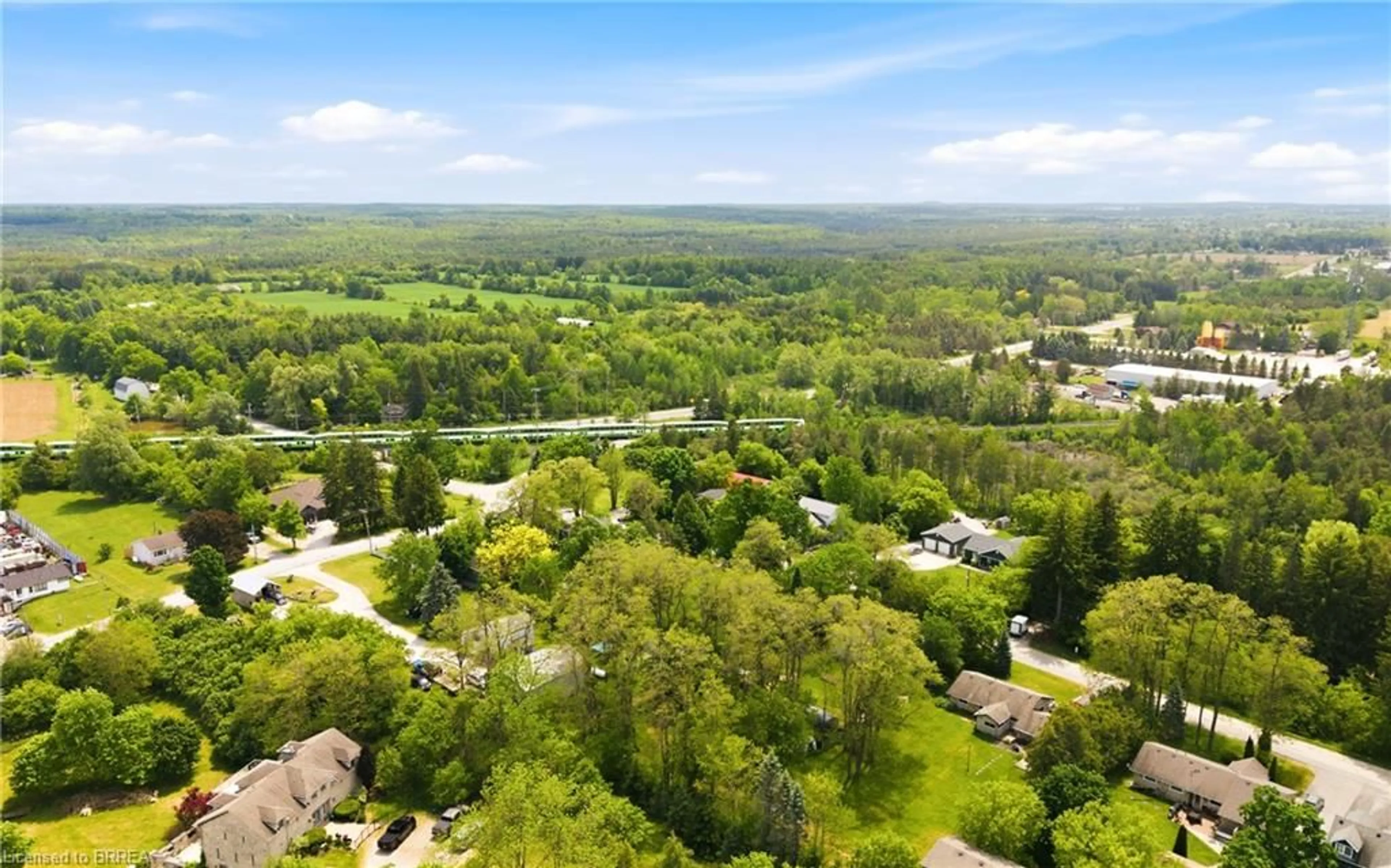 A pic from outside/outdoor area/front of a property/back of a property/a pic from drone, forest/trees view for 4905 Eramosa-Erin Tline, Erin Ontario L7J 2L7