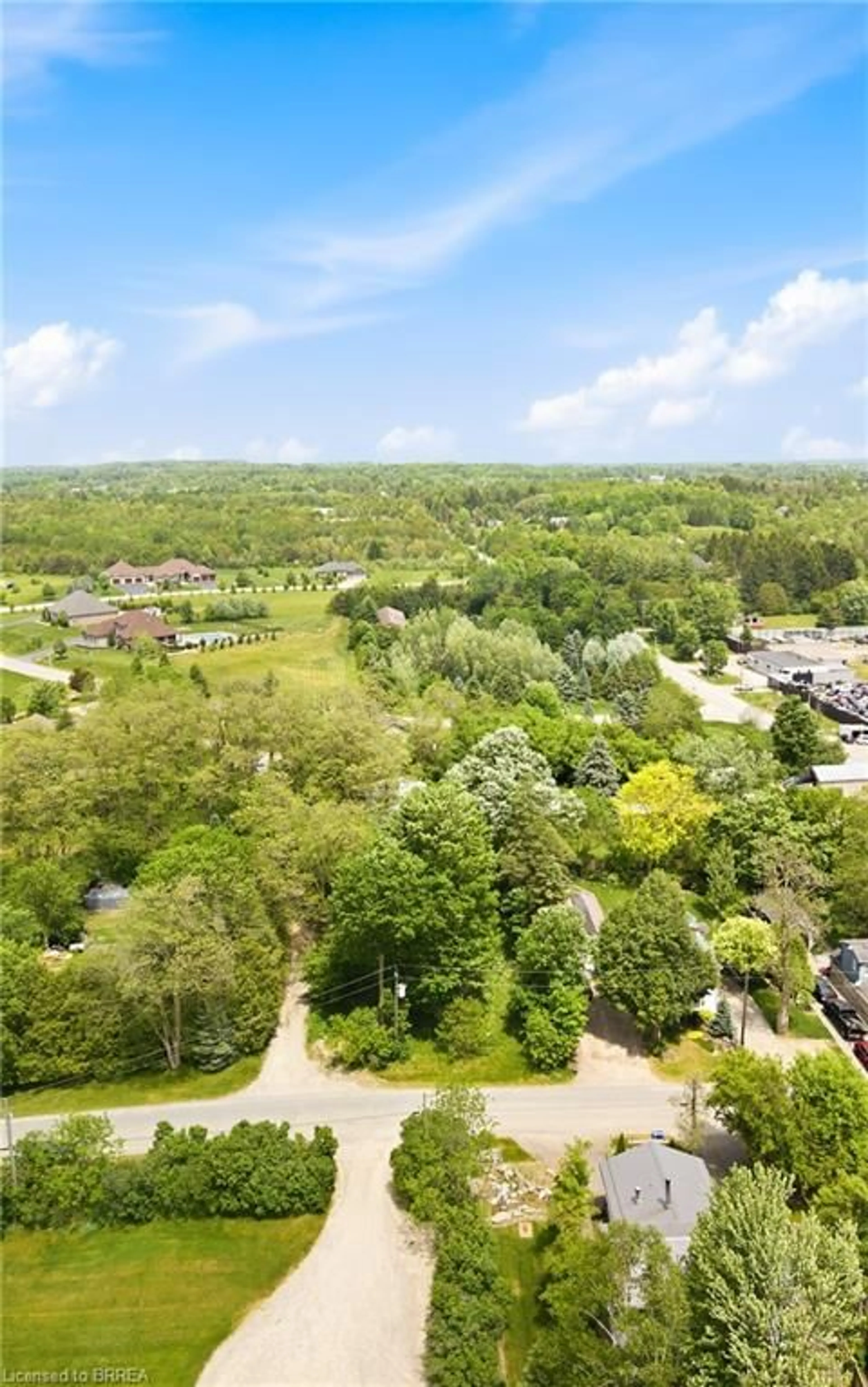 A pic from outside/outdoor area/front of a property/back of a property/a pic from drone, forest/trees view for 4905 Eramosa-Erin Tline, Erin Ontario L7J 2L7