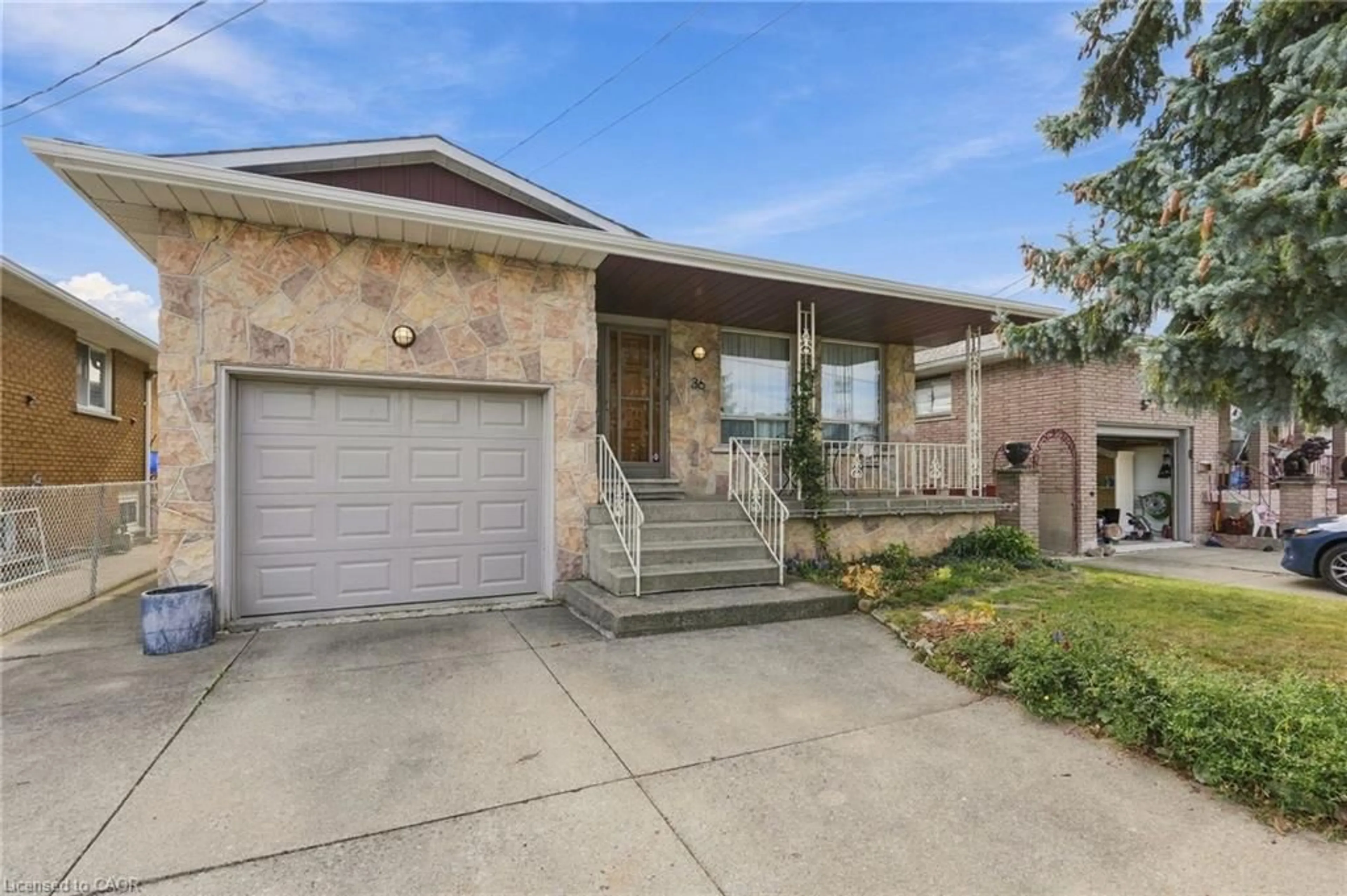 Home with brick exterior material, street for 36 Algonquin Crt, Hamilton Ontario L8T 4T3