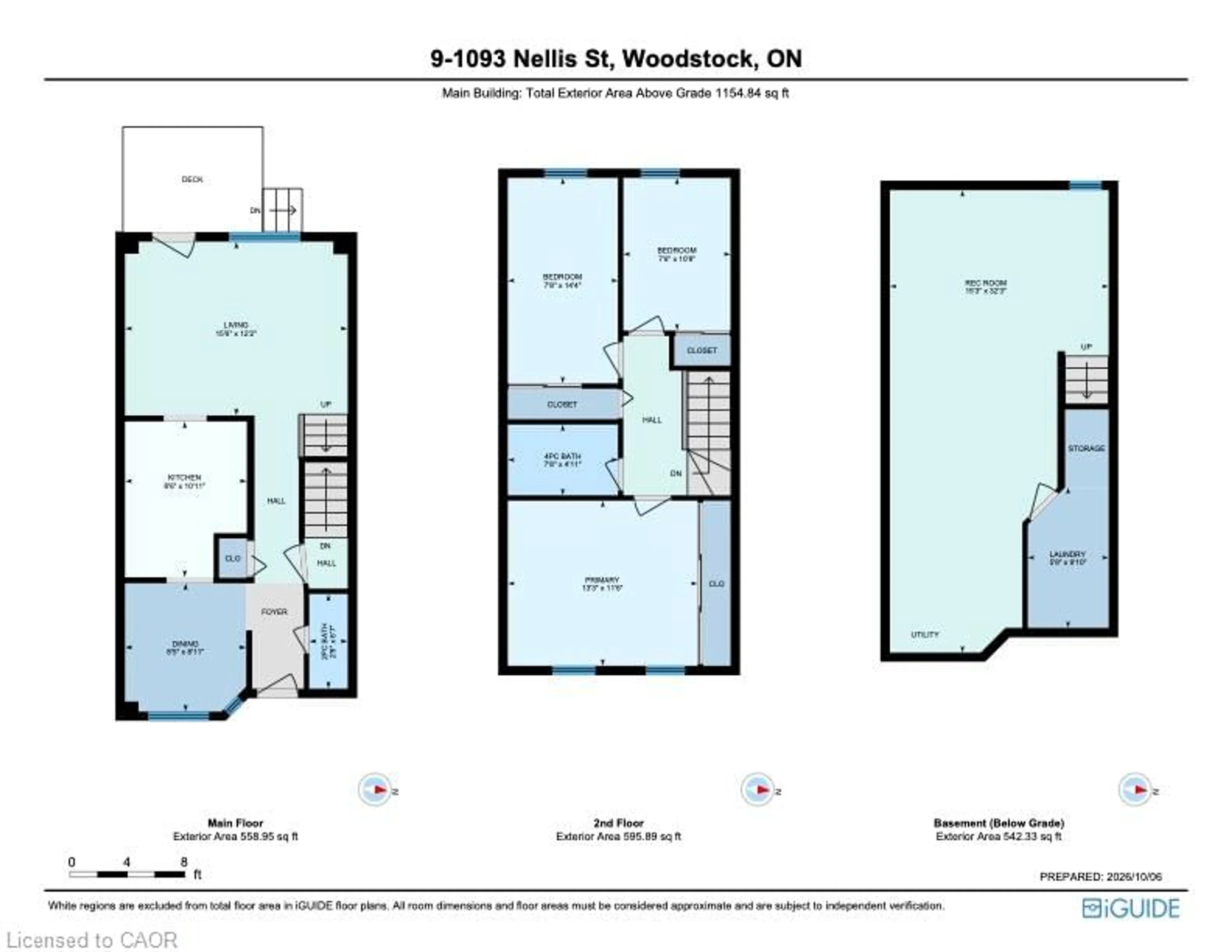Floor plan for 1093 Nellis St #9, Woodstock Ontario N4T 1P5