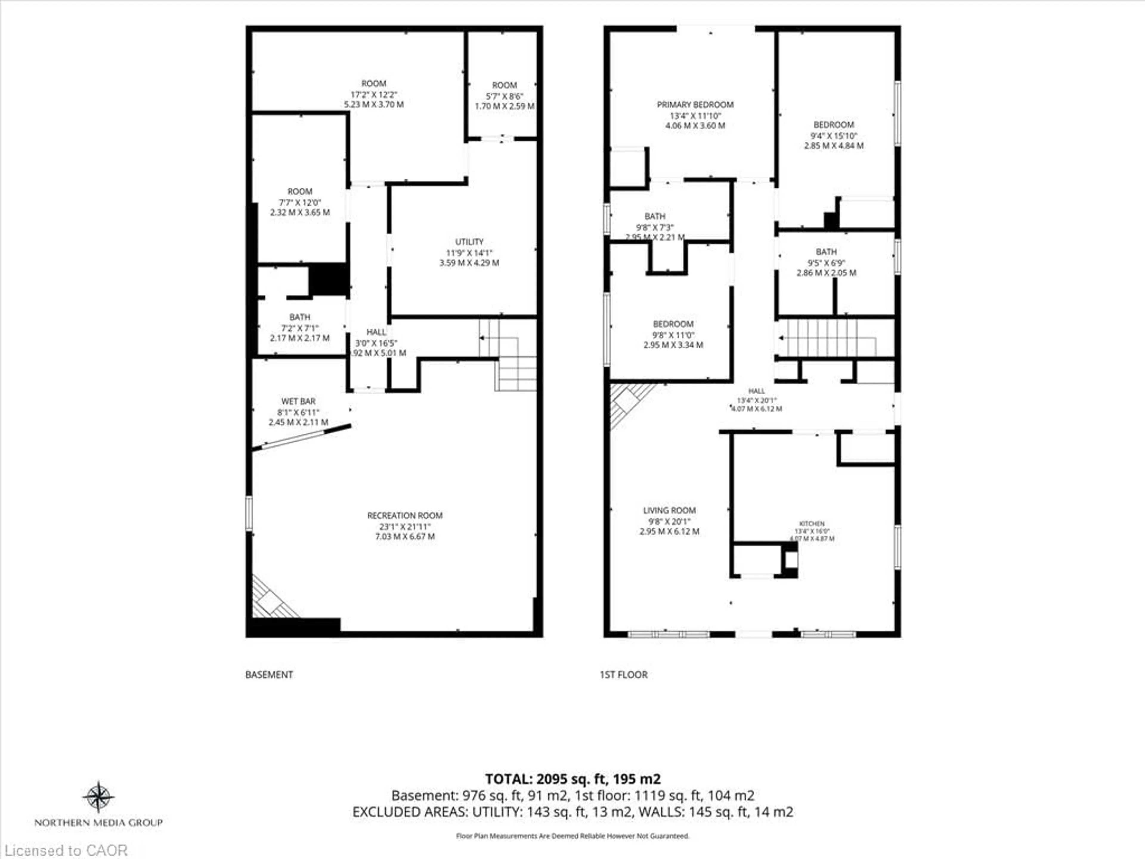 Floor plan for 261 Limeridge Rd, Hamilton Ontario L9C 2V4