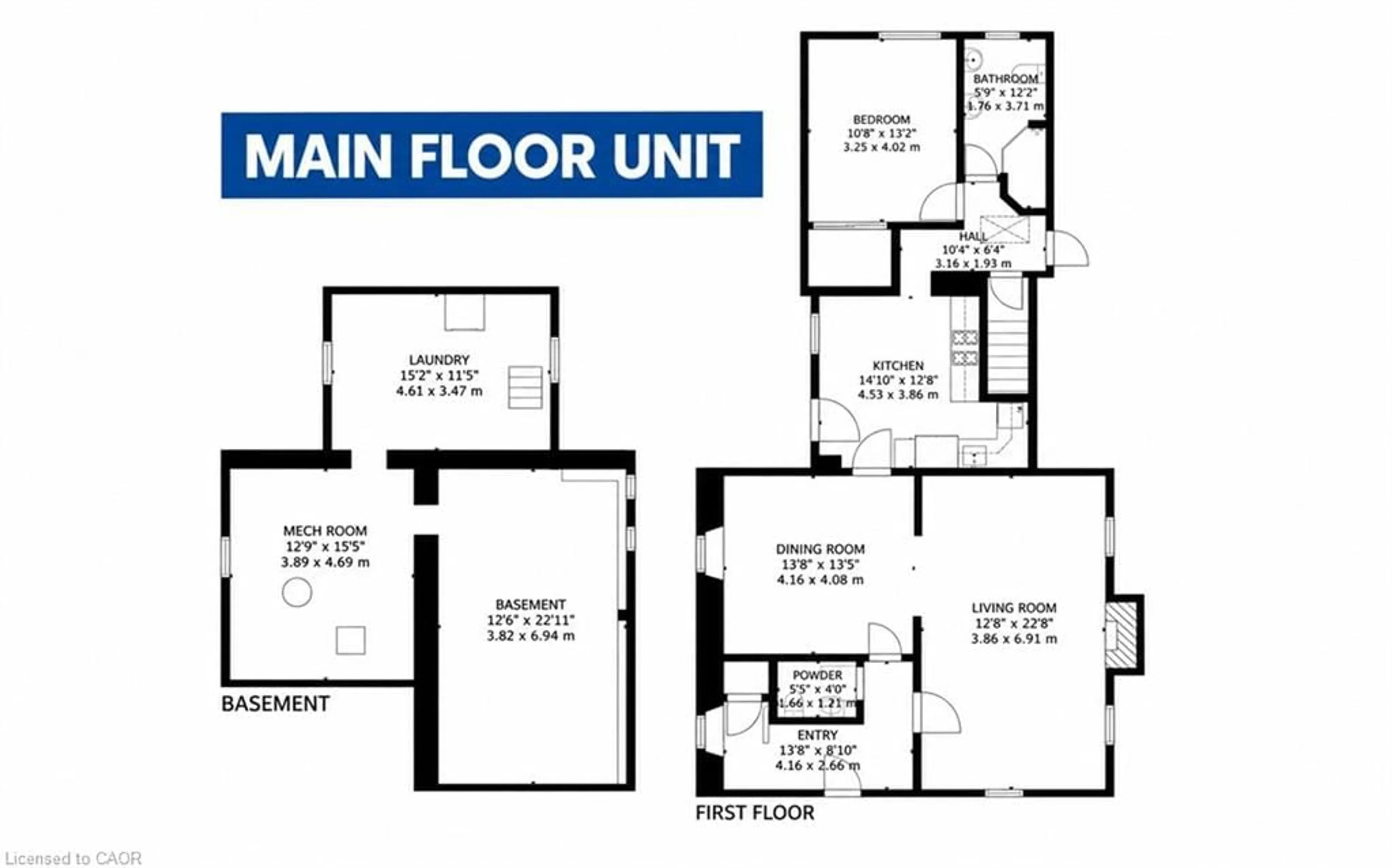 Floor plan for 75 Pollock Ave, Cambridge Ontario N1R 2B4