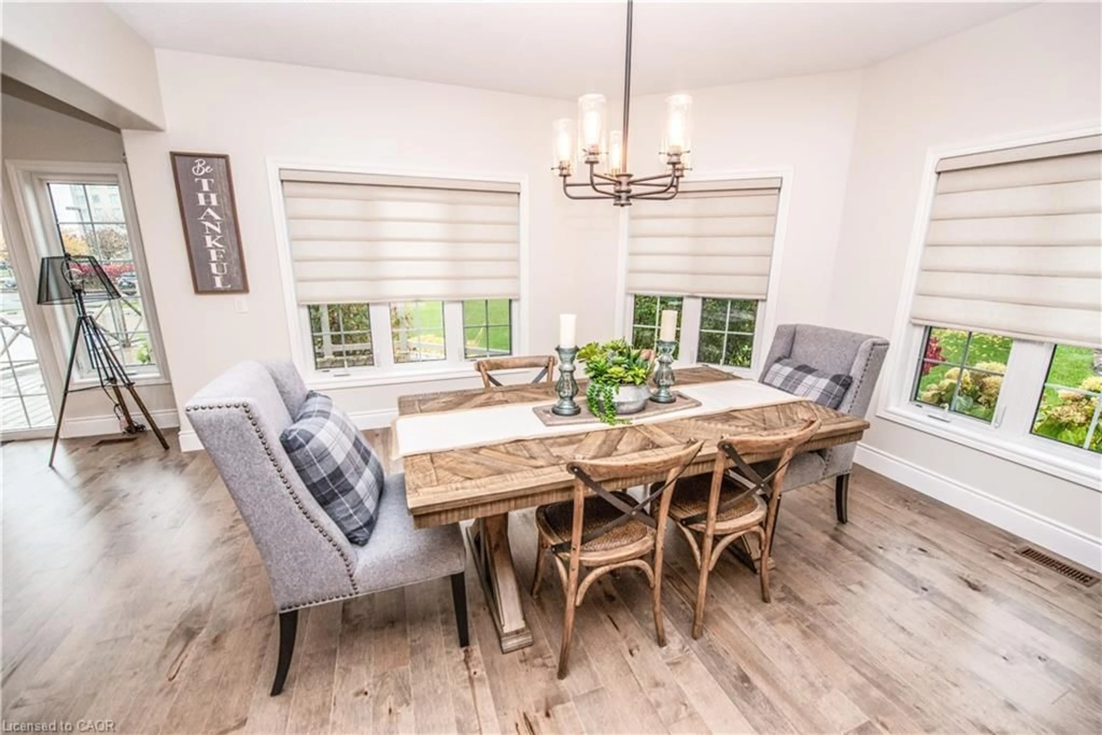 Dining room, wood/laminate floor for 7307 Side Road 5 #A, Wellington Ontario N0G 2E0