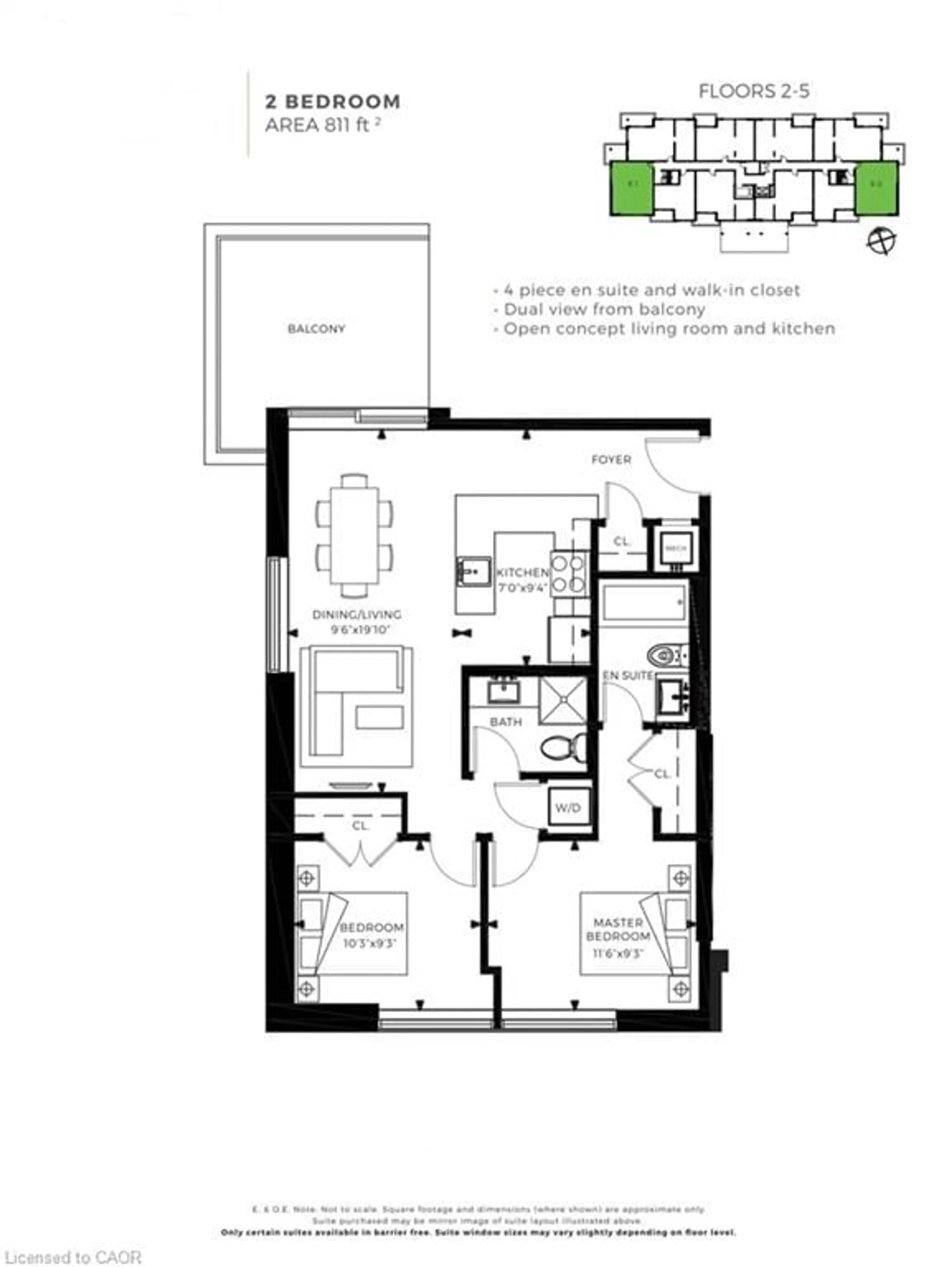 Floor plan for 455 Charlton Ave #403, Hamilton Ontario L8N 0B2