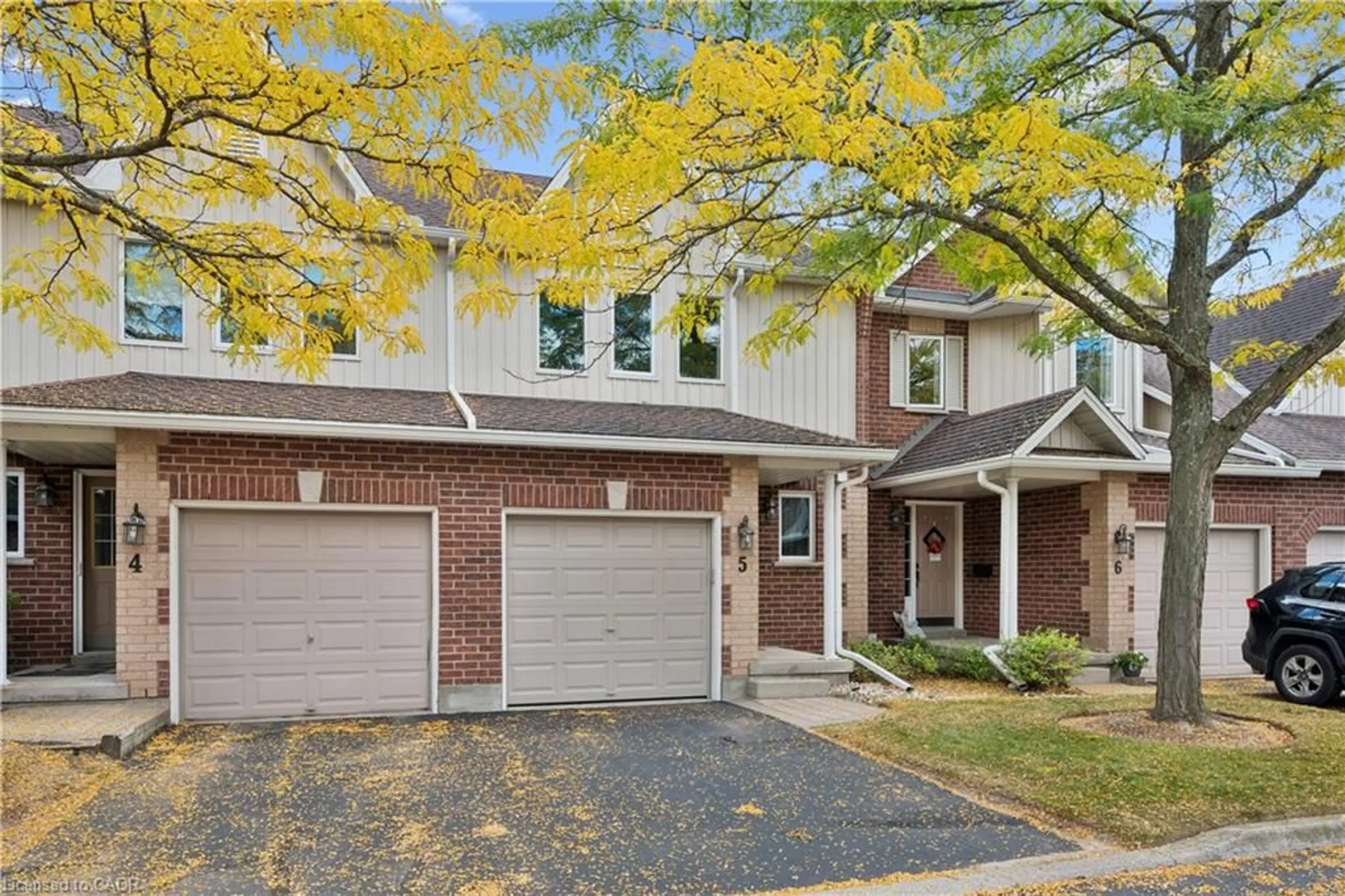 Home with brick exterior material, street for 39 Ptarmigan Dr #5, Guelph Ontario N1C 1E8