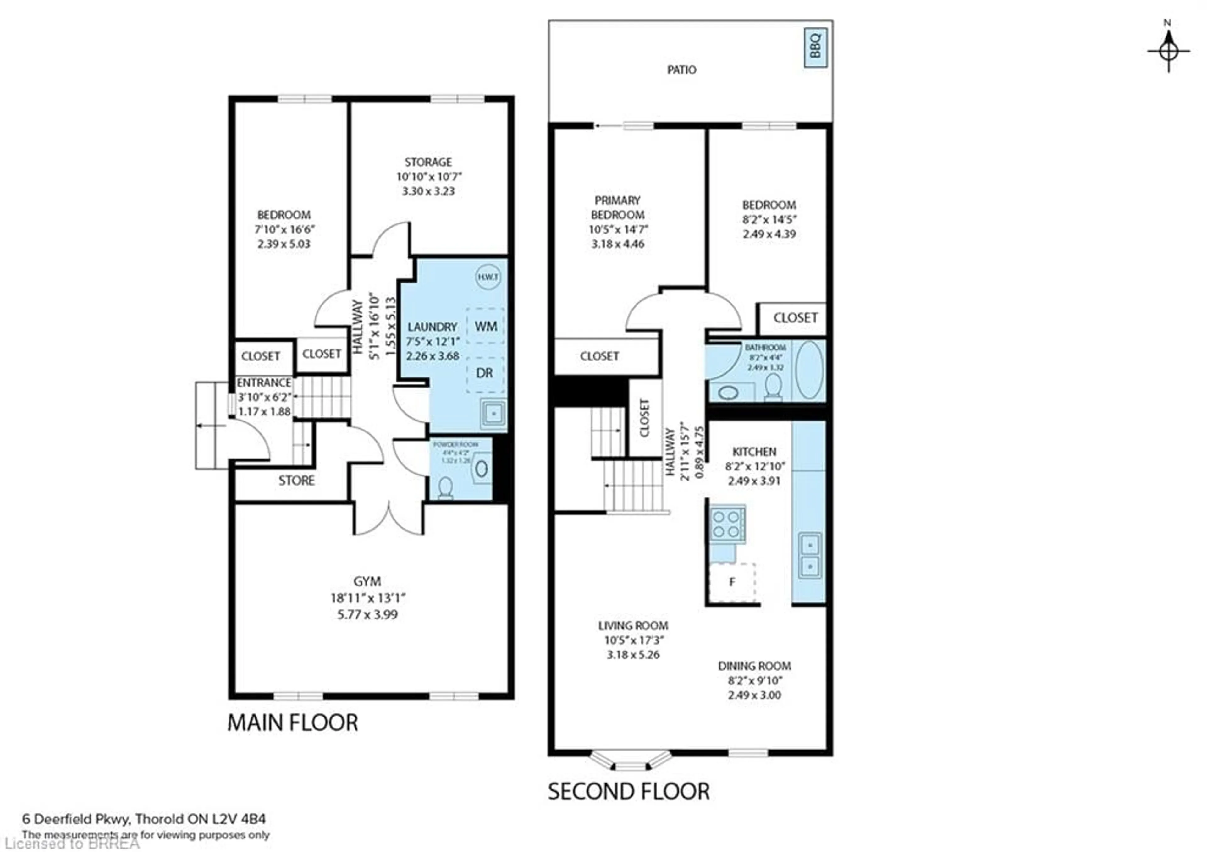 Floor plan for 6 Deerfield Pky, Thorold Ontario L2V 4B4