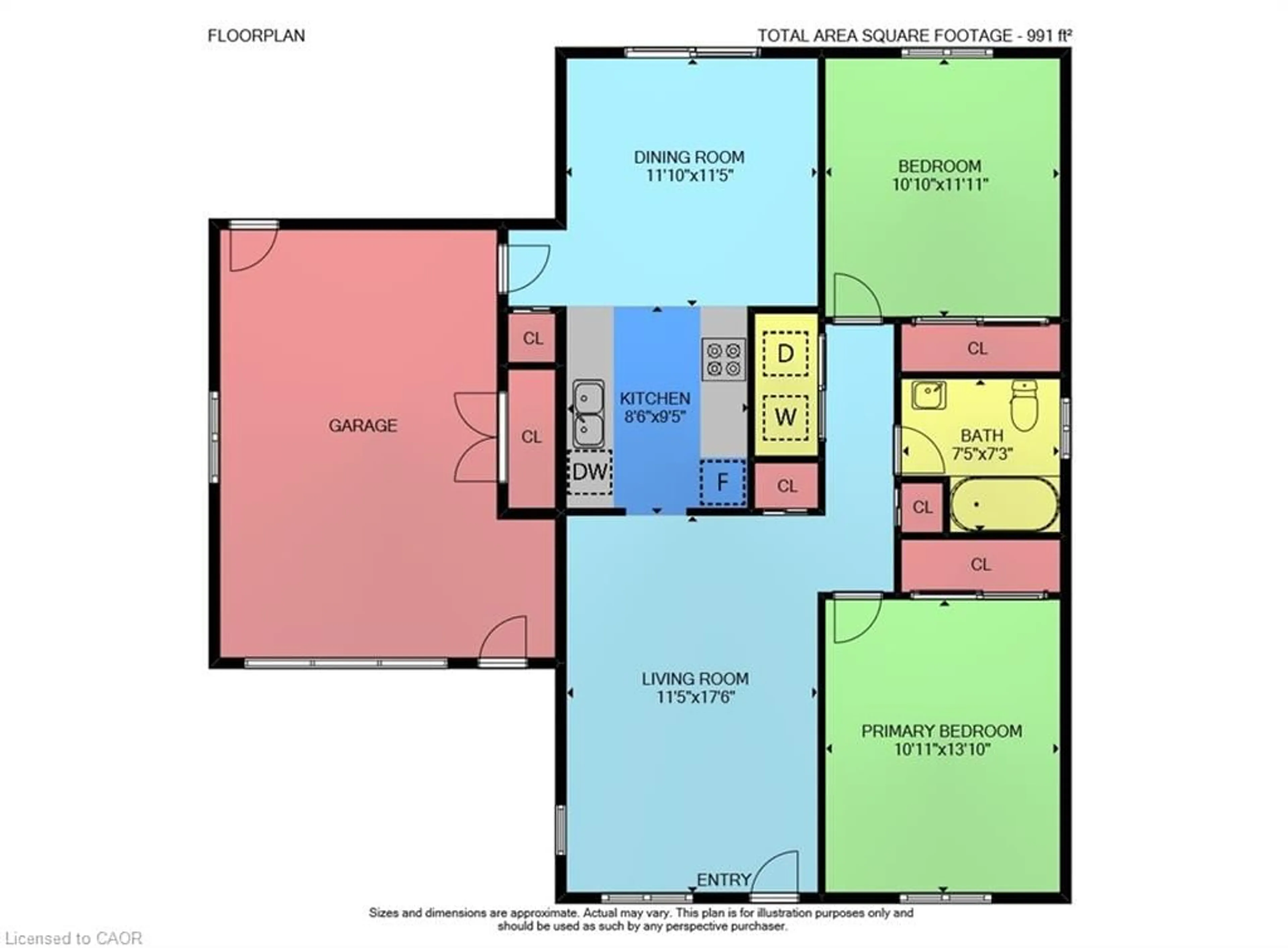 Floor plan for 424 John St, Dunnville Ontario N1A 2R2