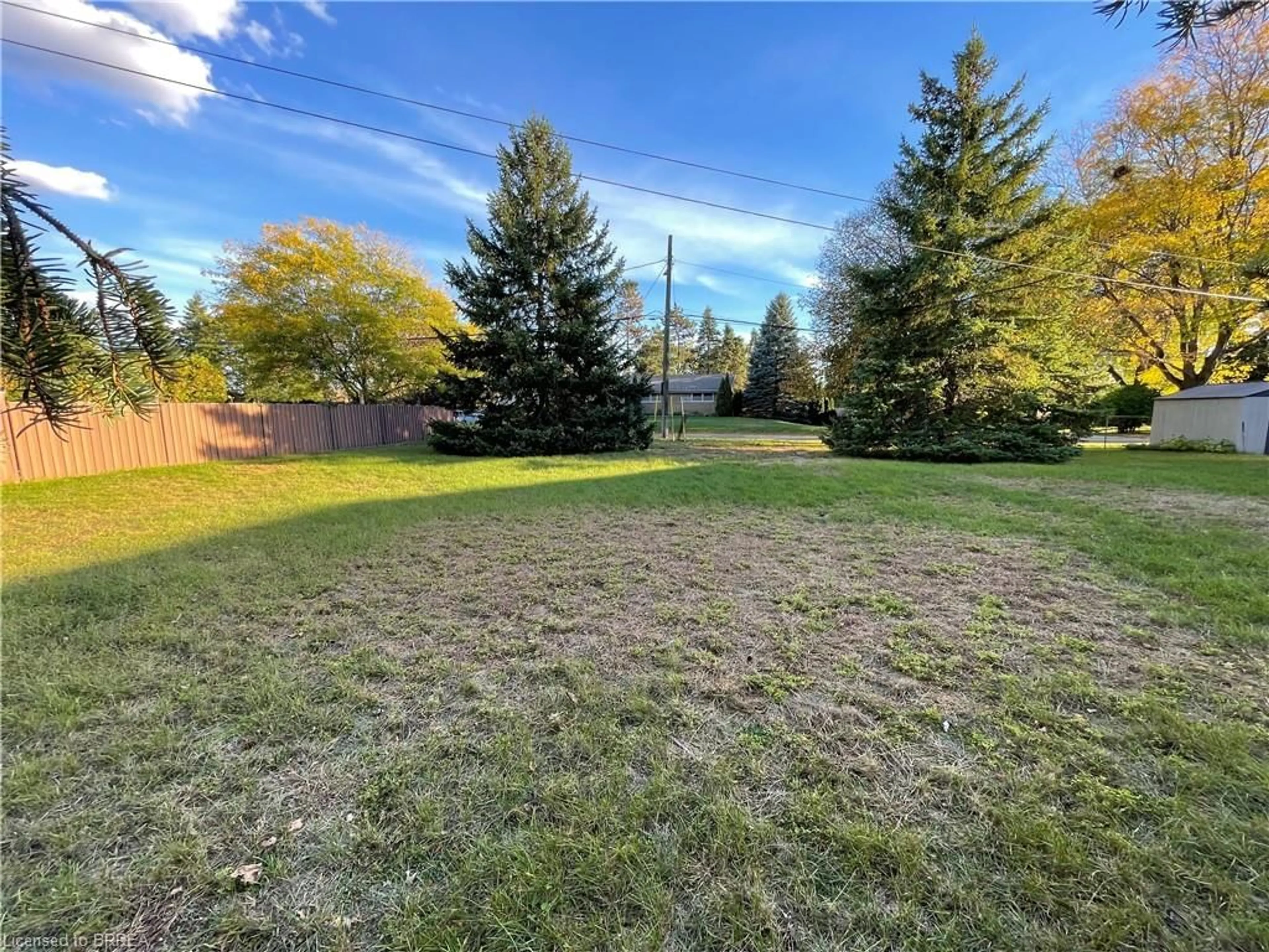 A pic from outside/outdoor area/front of a property/back of a property/a pic from drone, forest/trees view for 0 Elm St, Brantford Ontario N3R 2C1