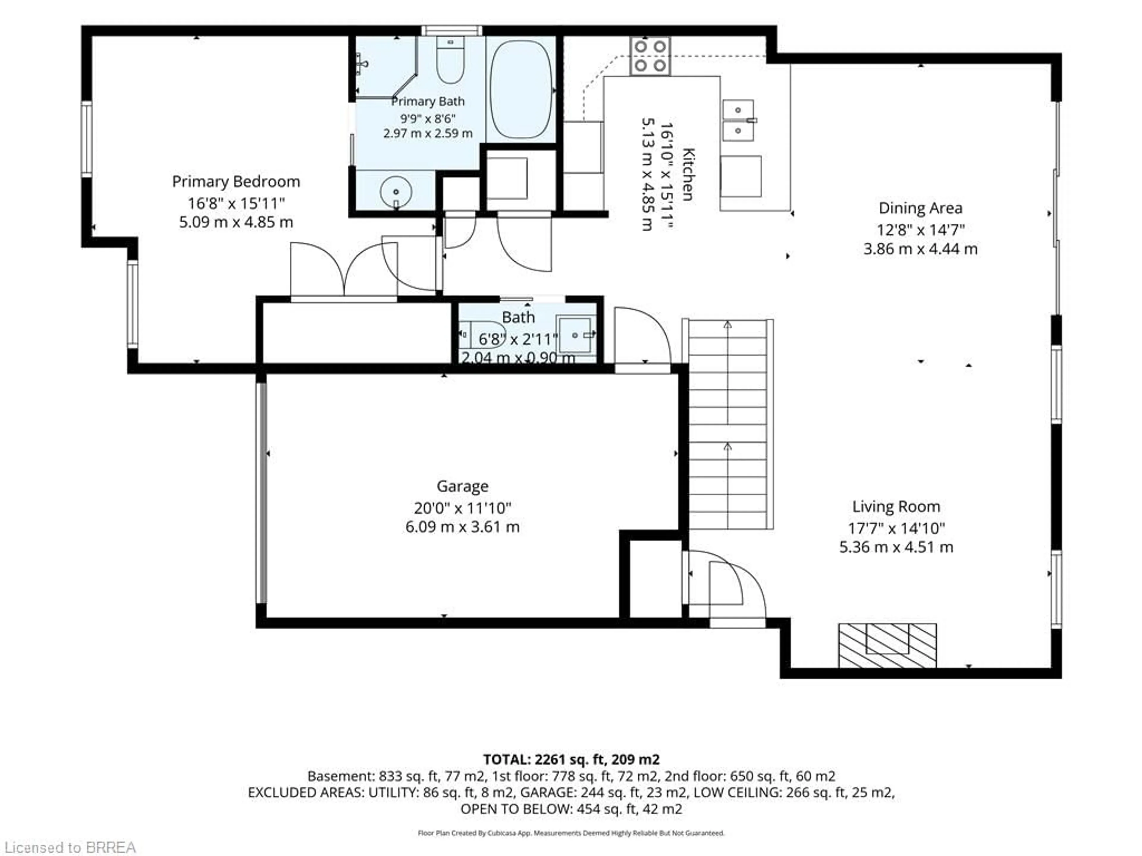 Floor plan for 68 Fairview Dr #3, Brantford Ontario N3R 2W9