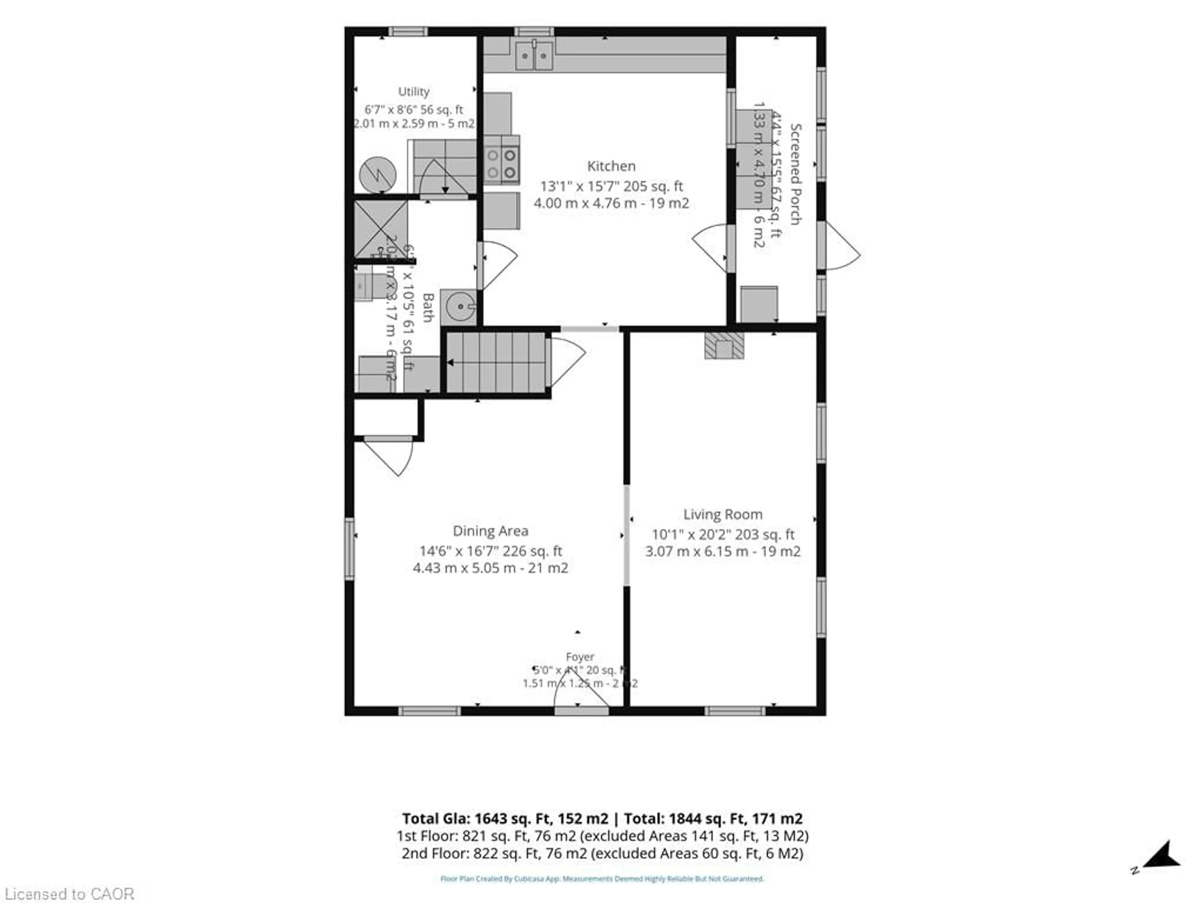 Floor plan for 2018 Main St, Jarvis Ontario N0A 1J0