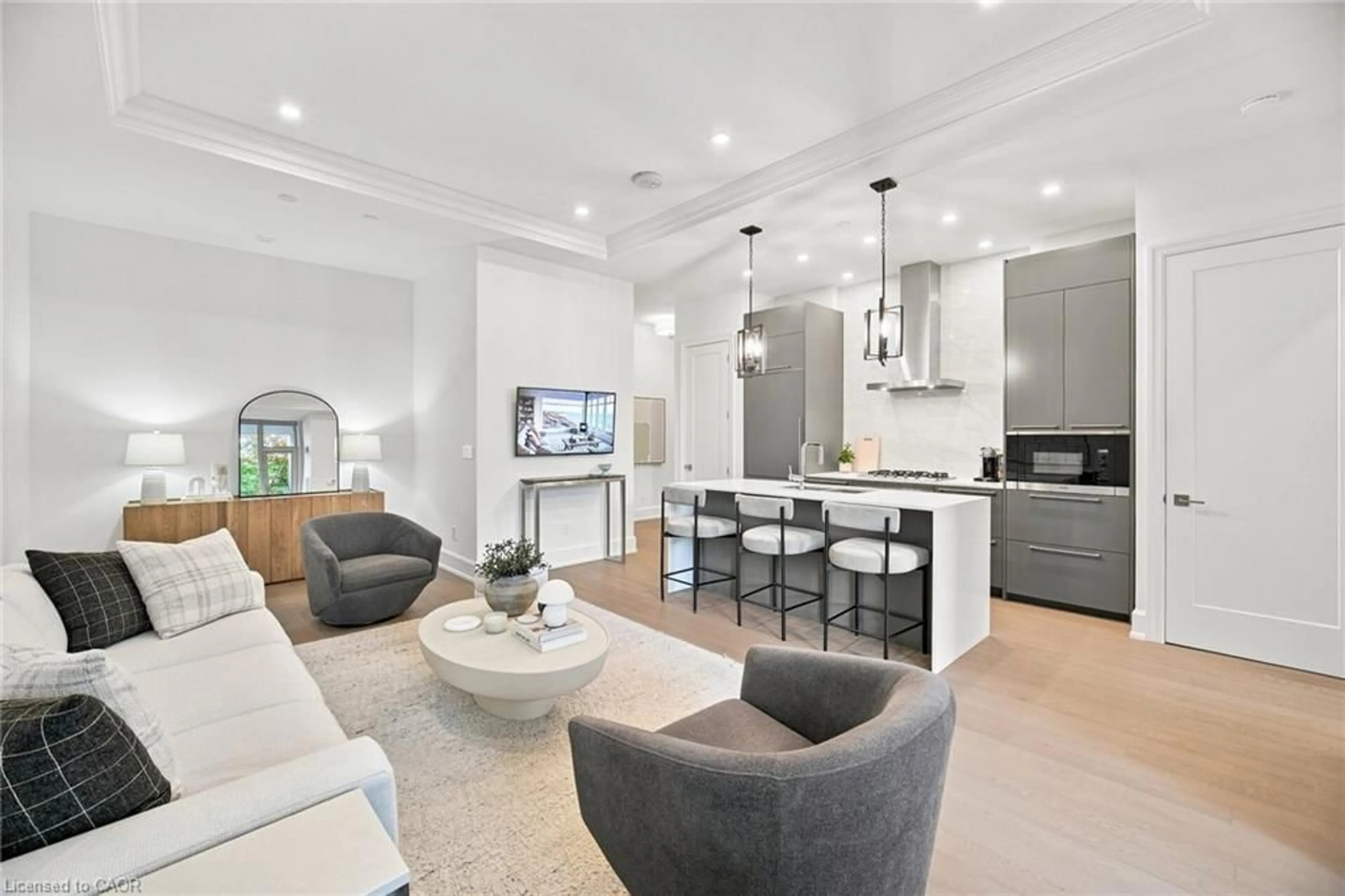 Open concept kitchen, unknown for 1441 Elgin St #106, Burlington Ontario L7S 1E6