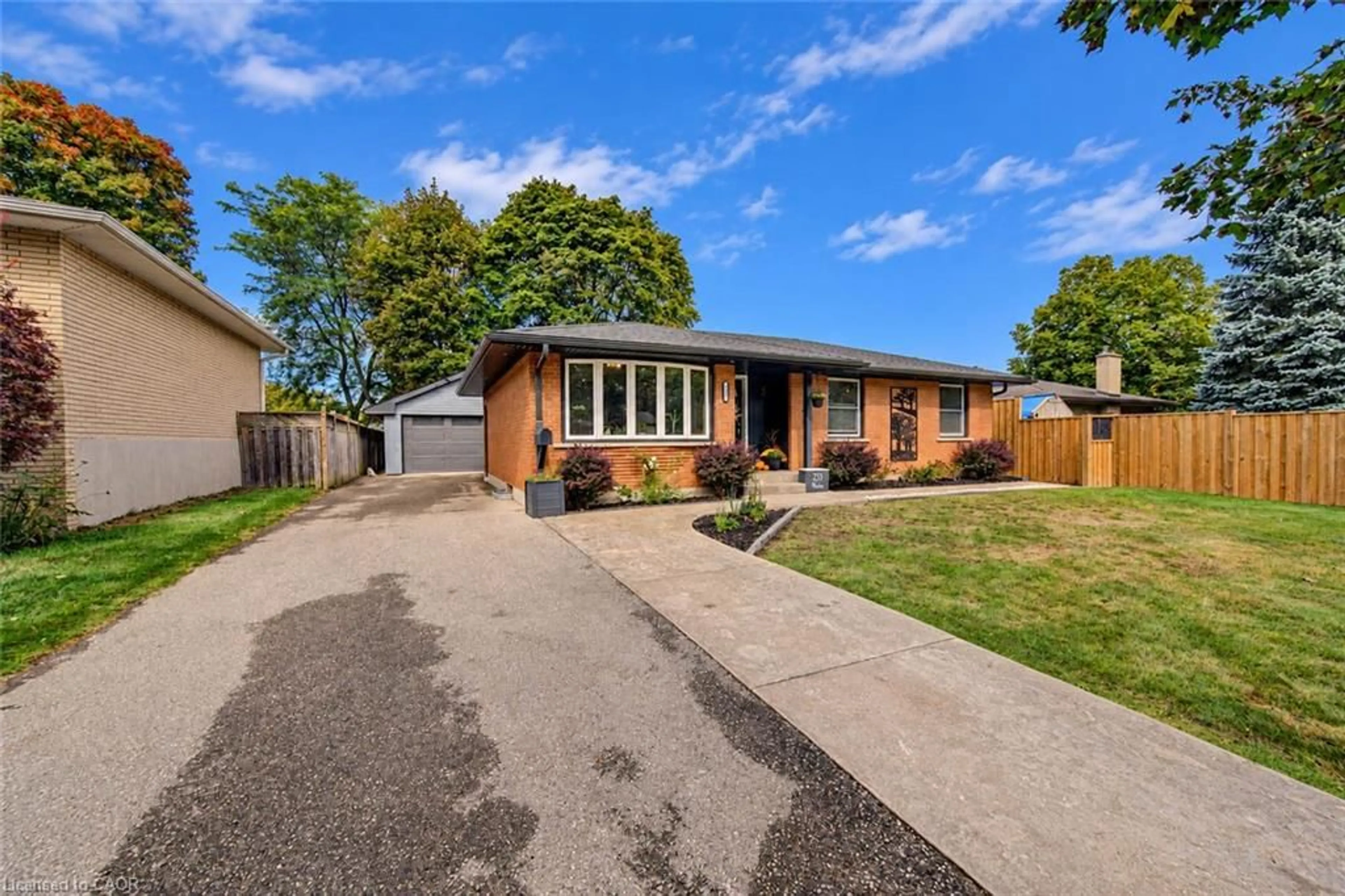 Home with brick exterior material, street for 235 Winston Blvd, Cambridge Ontario N3C 1M4