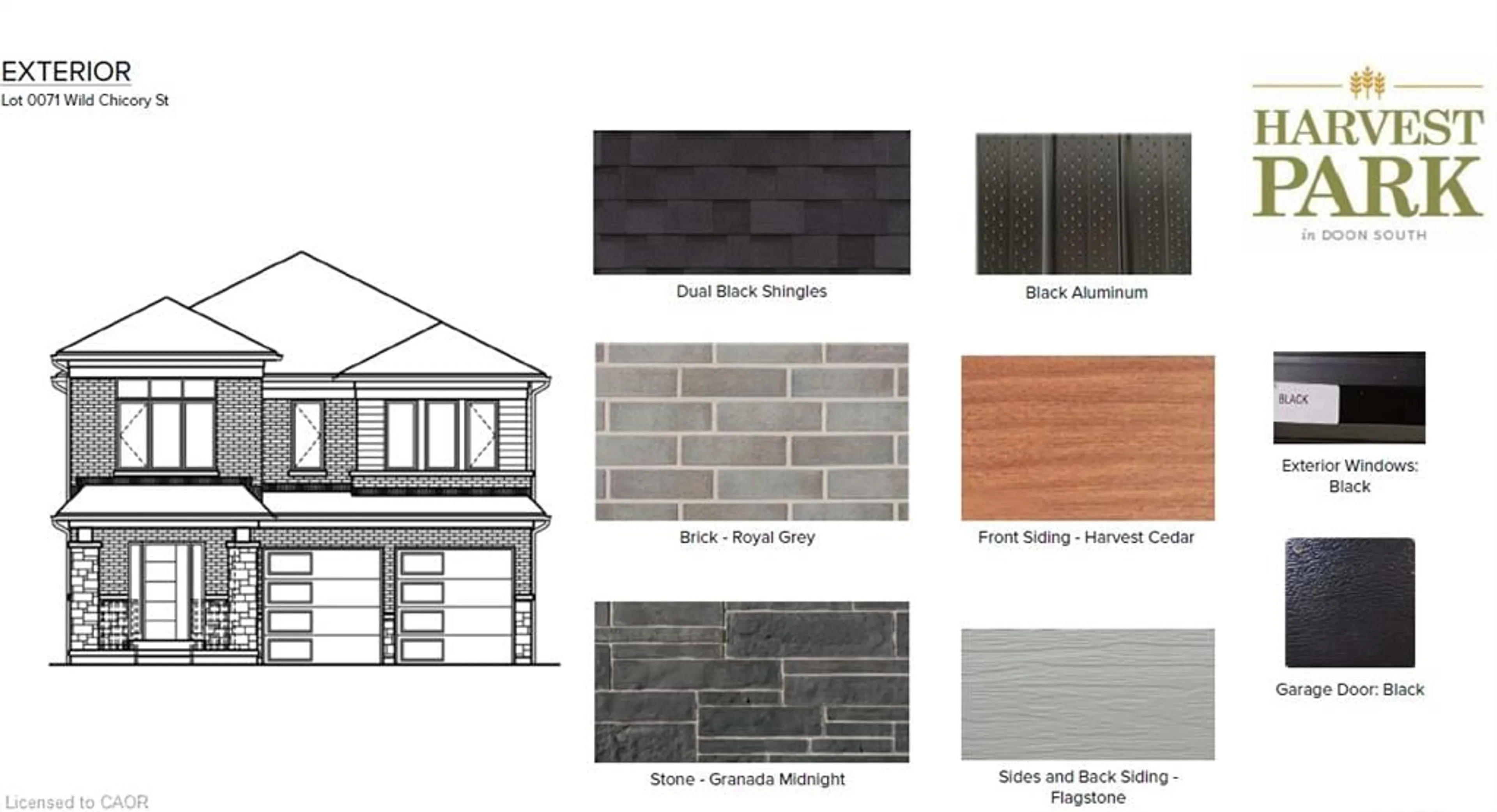 Home with brick exterior material, building for 22 Wild Chicory St #Lot 0071, Kitchener Ontario N2P 0J1