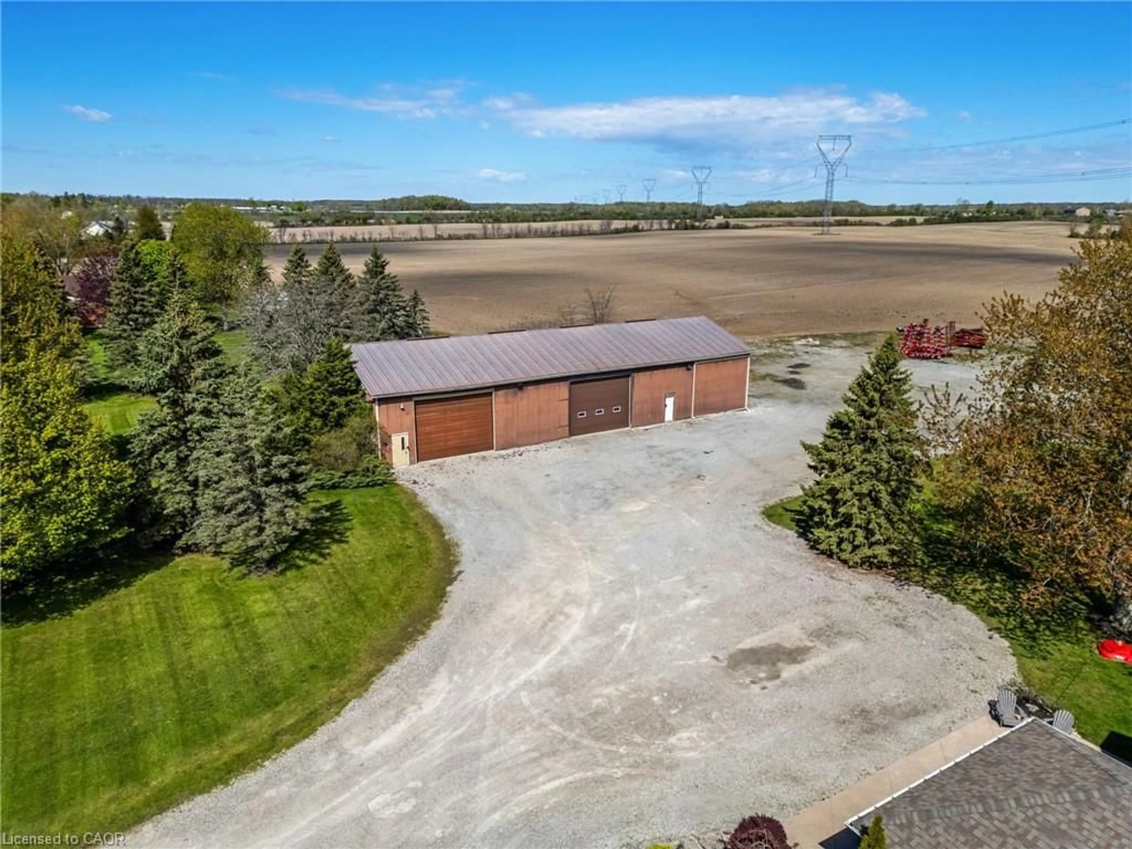 A pic from outside/outdoor area/front of a property/back of a property/a pic from drone, unknown for 759 Concession 14 Walpole Rd, Hagersville Ontario N0A 1H0