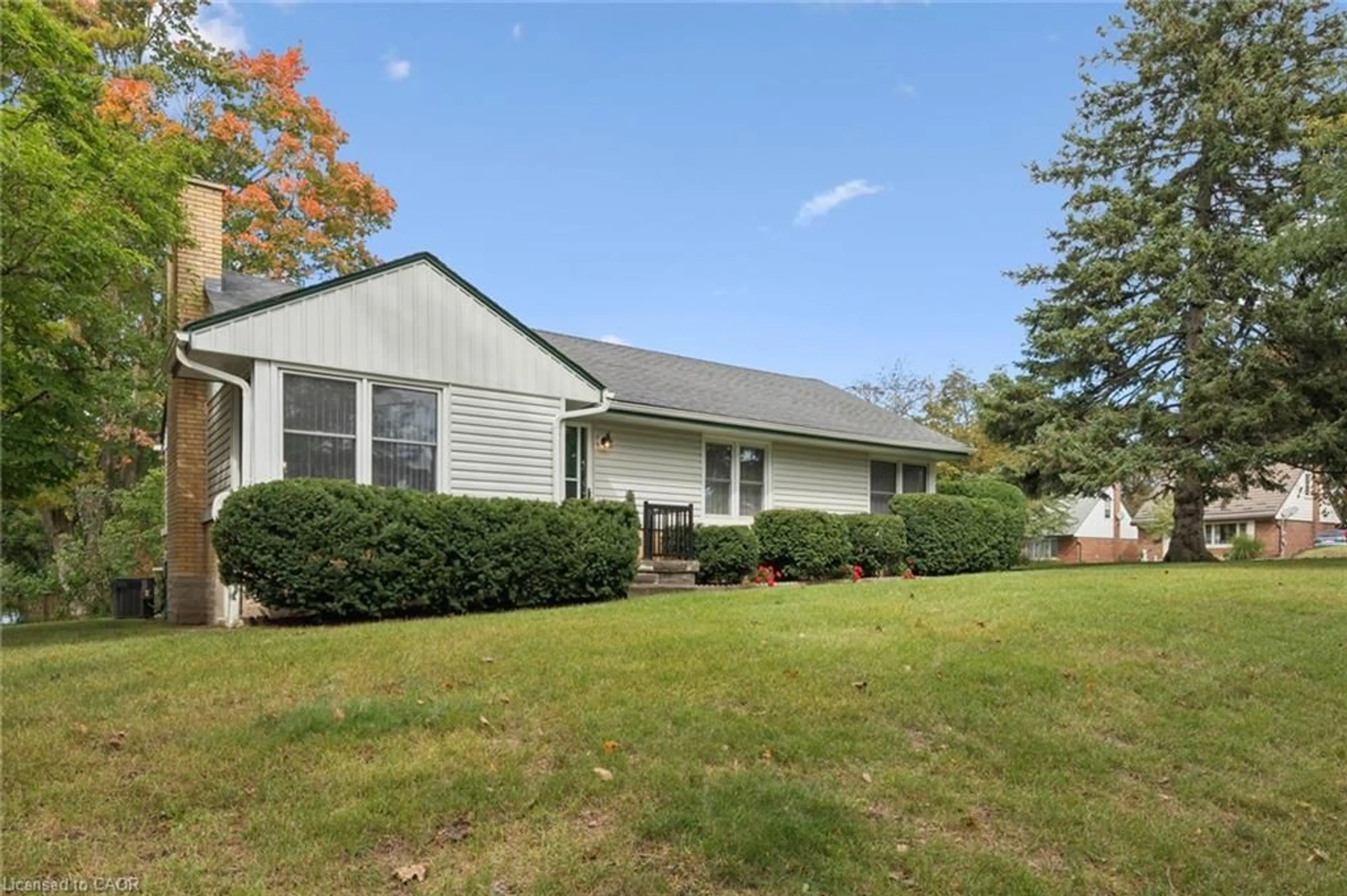 Home with vinyl exterior material, street for 65 Belmont Ave, Kitchener Ontario N2M 1L5